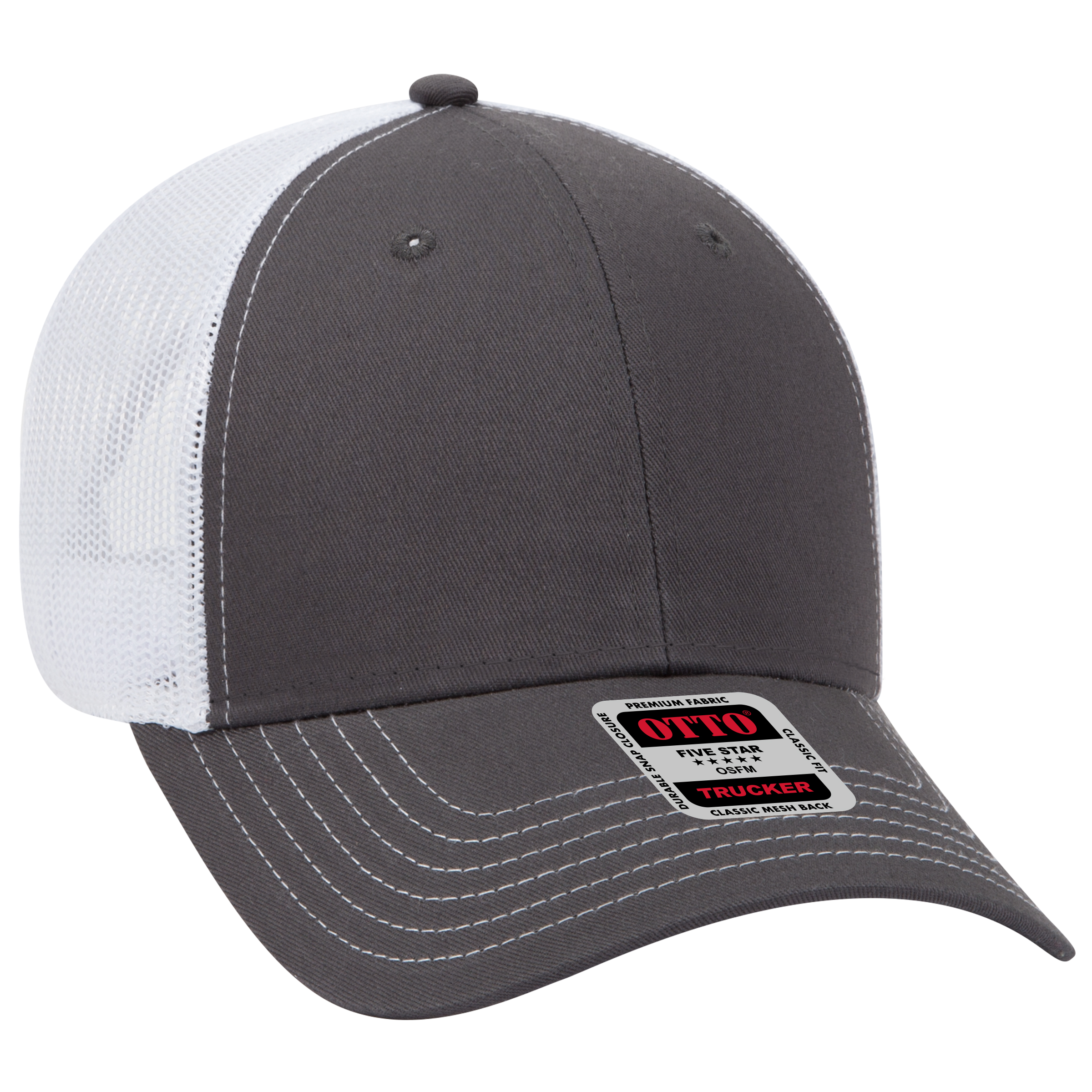 OTTO CAP® 6 Panel Low Profile Mesh Back Trucker Hat 292