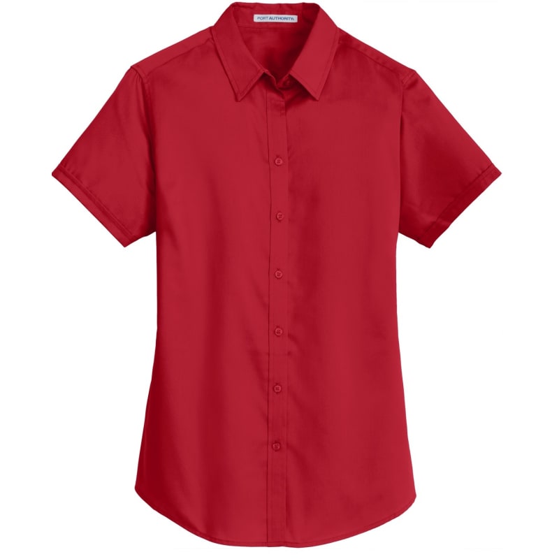 Port Authority Ladies Short Sleeve SuperPro Twill Shirt. 10