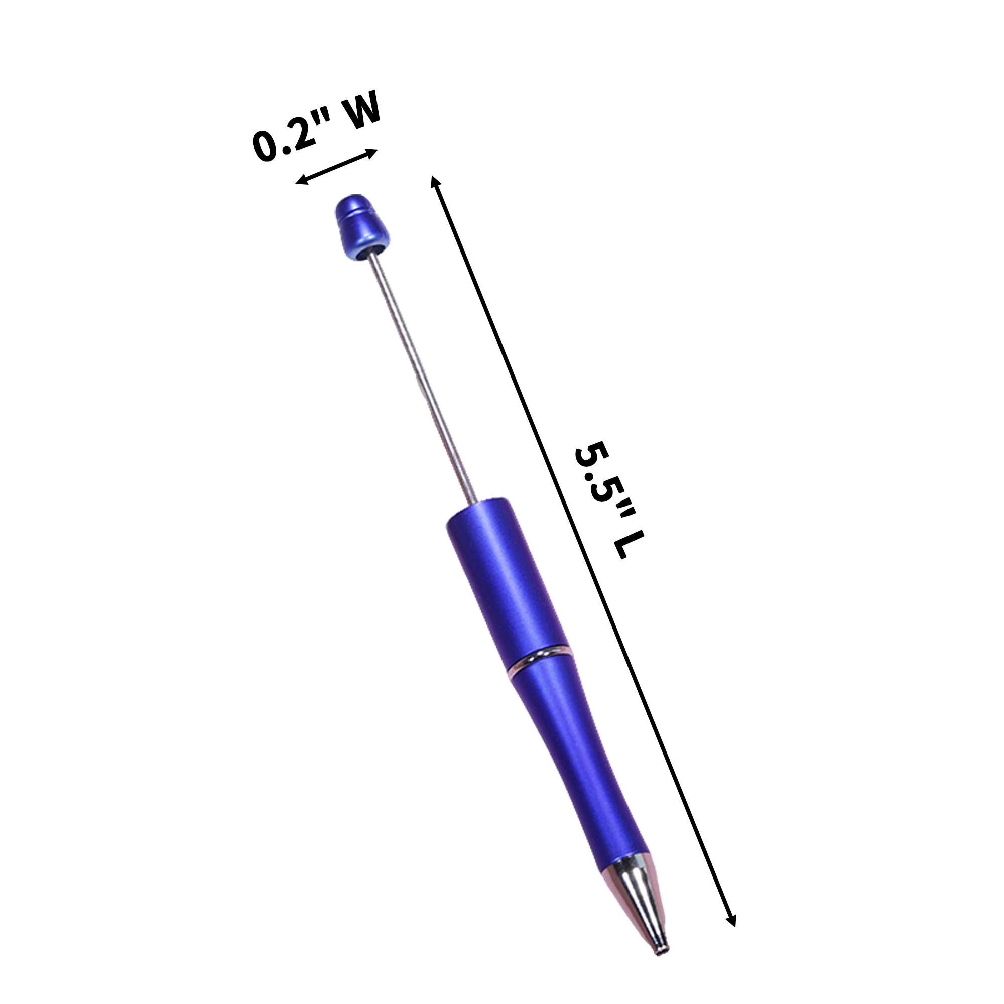 Plastic Metal Creative Ballpoint Pen For Do It Yourself Bead Attachment 13