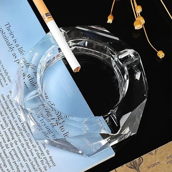 Luxury Crystal Octagon Ashtray 6