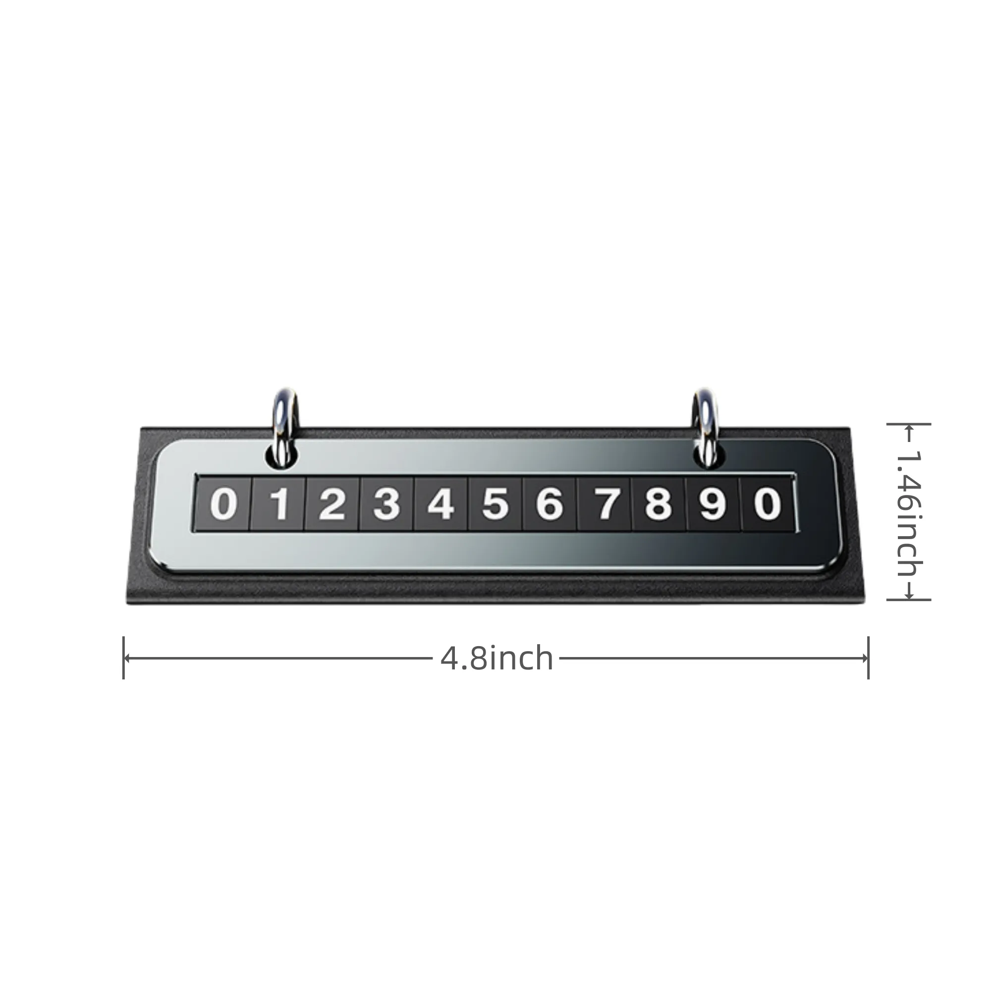 Page-Turning Car Parking Number Plate 3