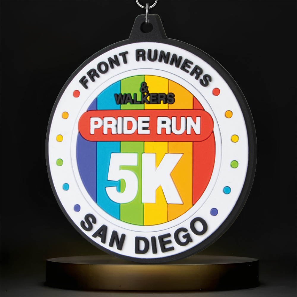 Custom Soft 2D PVC Medal (2" Round or 2.25"x1.5" Rectangle)