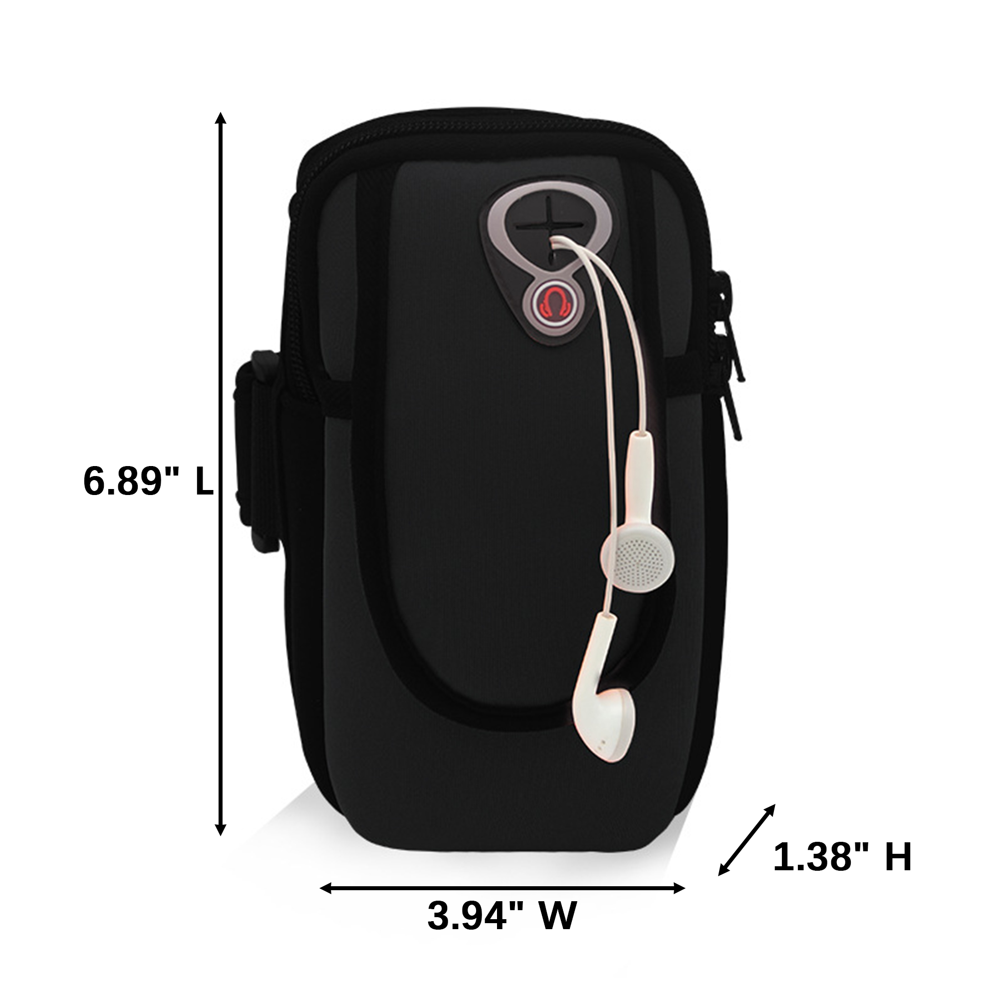 Phone Arm Bag with Adjustable Strap - 6.89"x3.94"x1.38" Soft Water 2