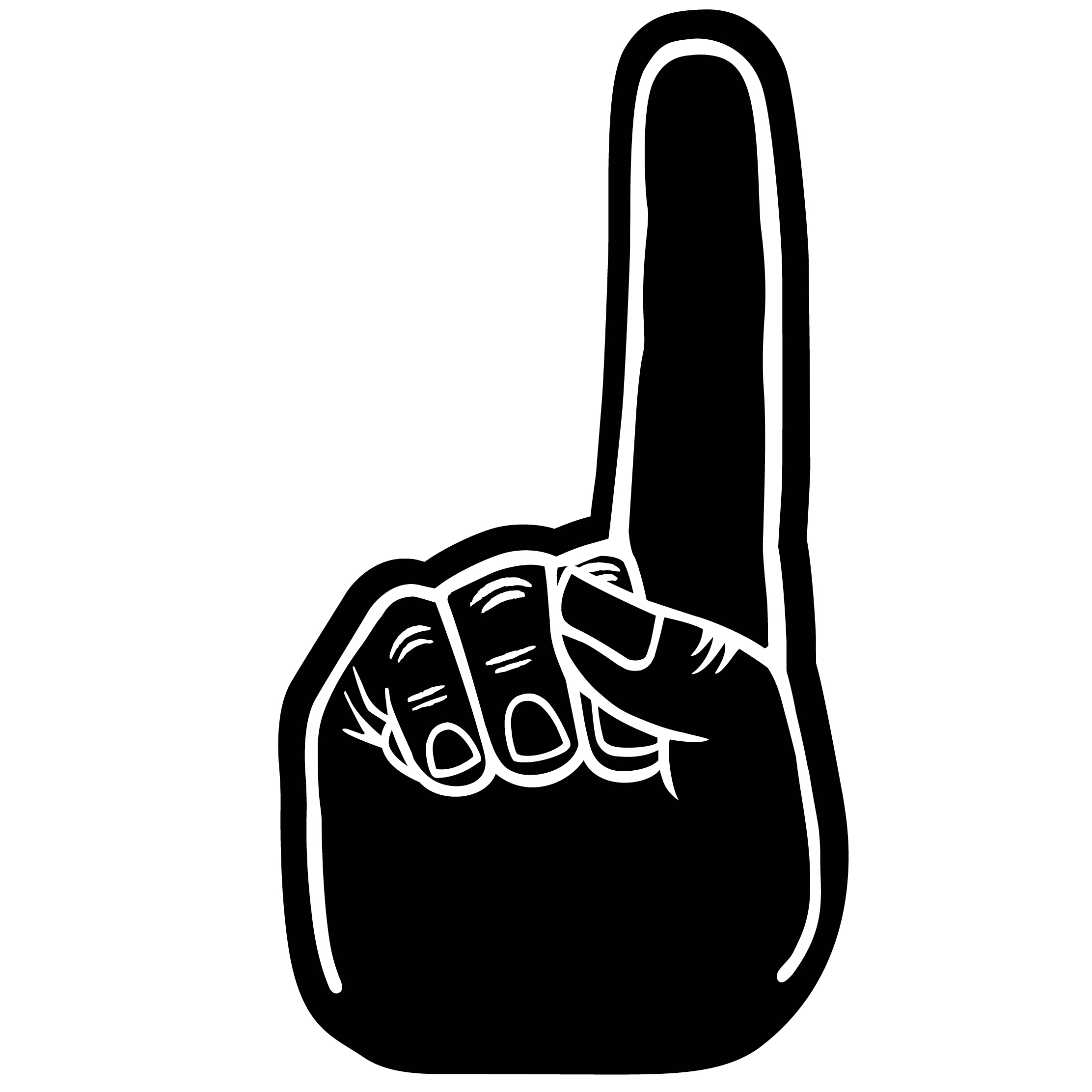 14" Foam Hand 53