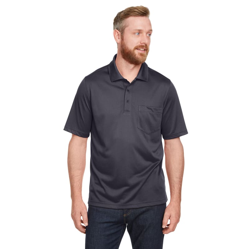 Harriton Men's Advantage Snag Protection Plus IL Pocket Polo 8