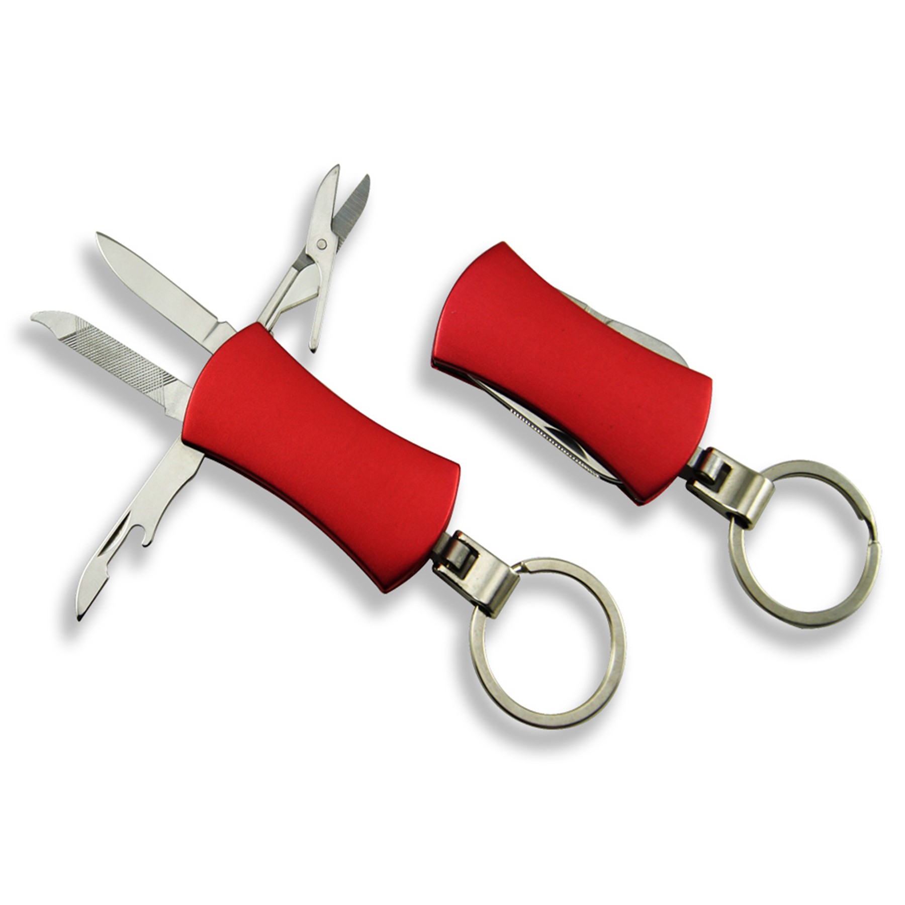 Aluminum Handle Multi Function Knife With Keychain 3
