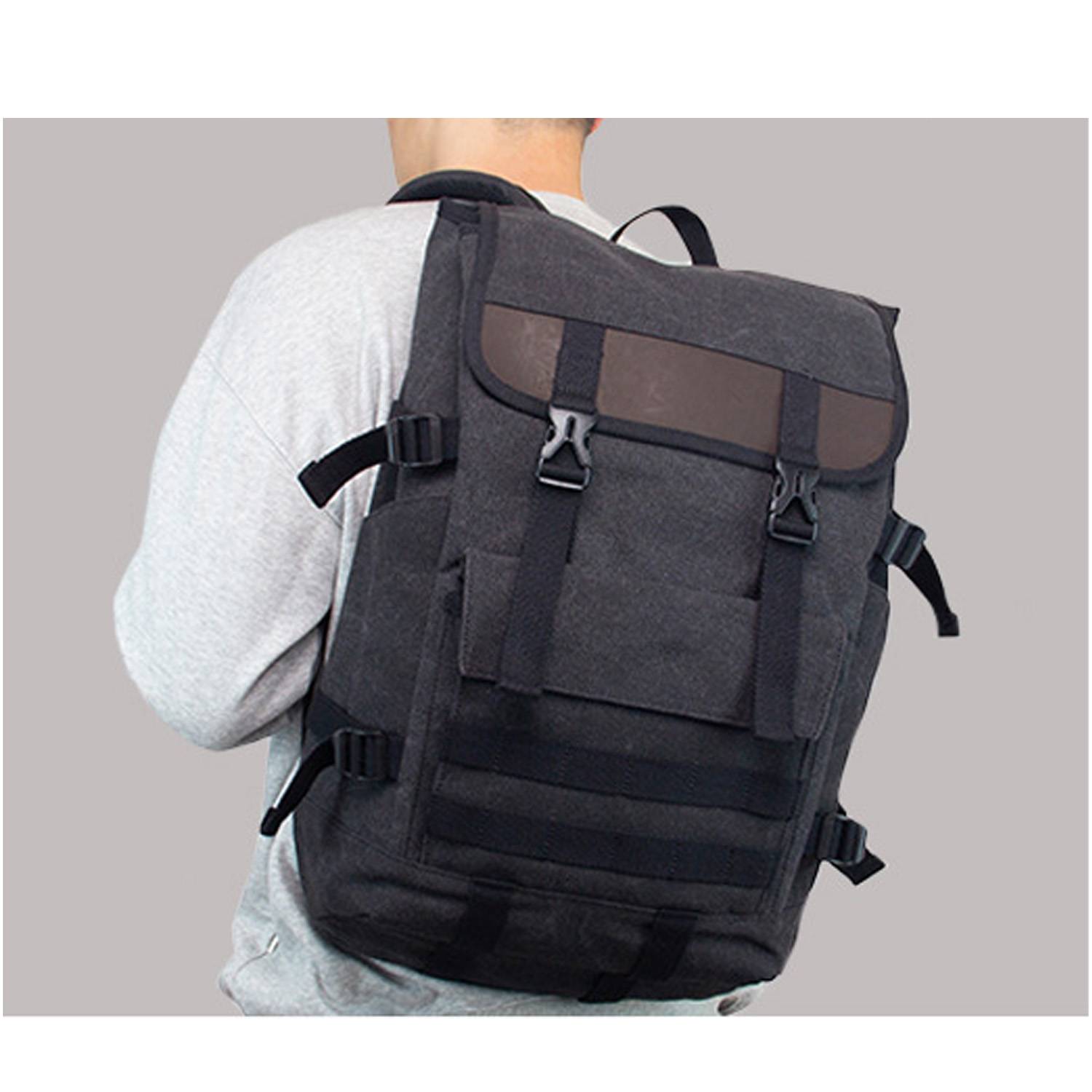 Unisex Travel Large Capacity Canvas Backpack 6