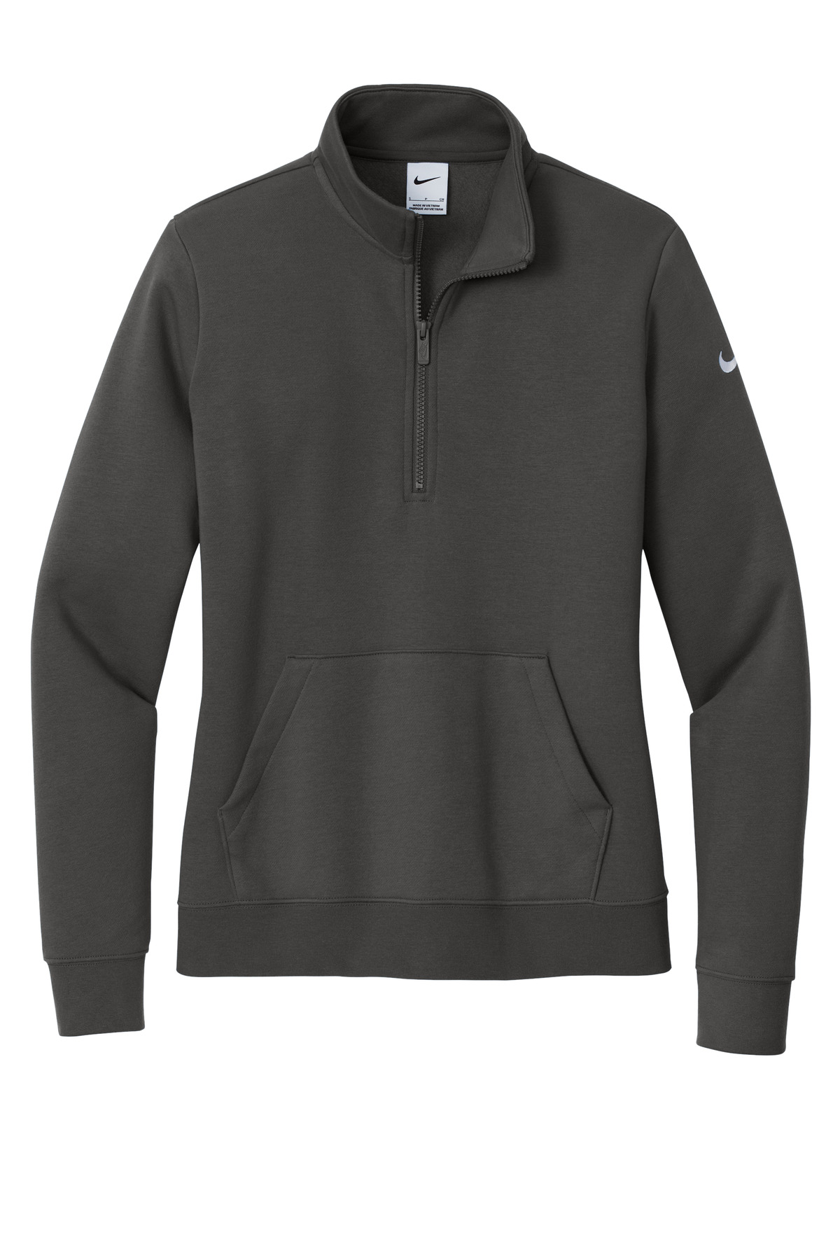 Women's Club Fleece Sleeve Swoosh 1/2-Zip