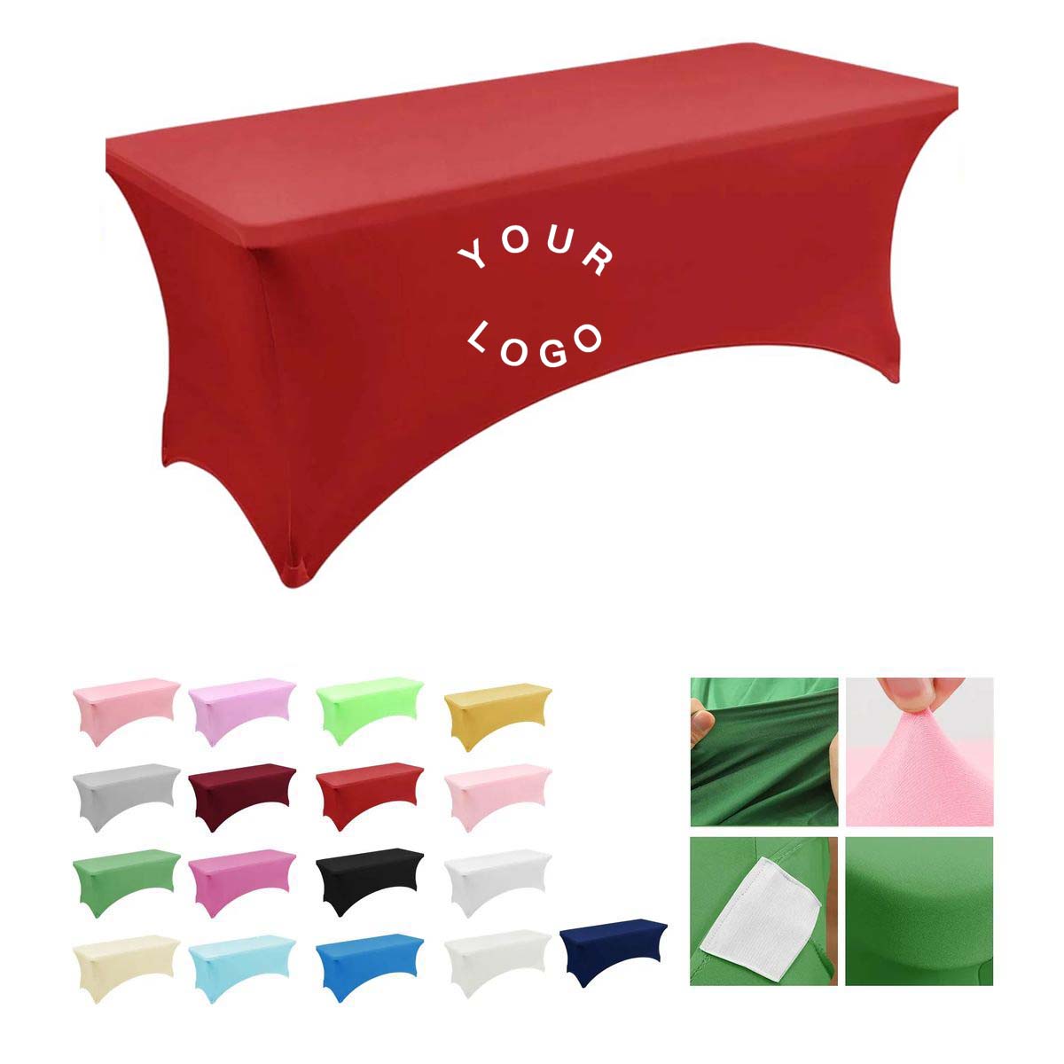 Professional Stretch Fabric Table Cover for Displays 14