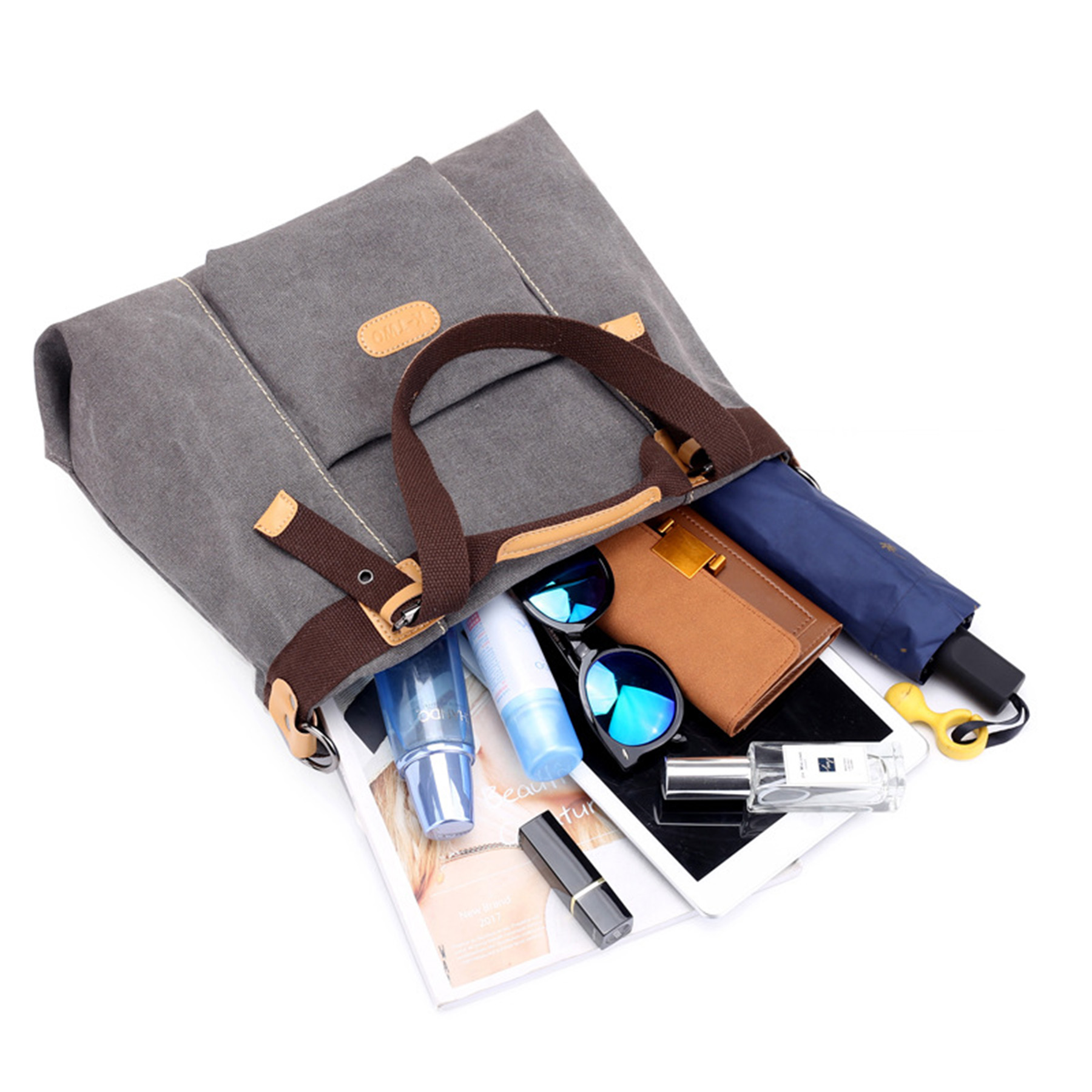 Casual Canvas Handbag, custom tote bag with logo imprint 3