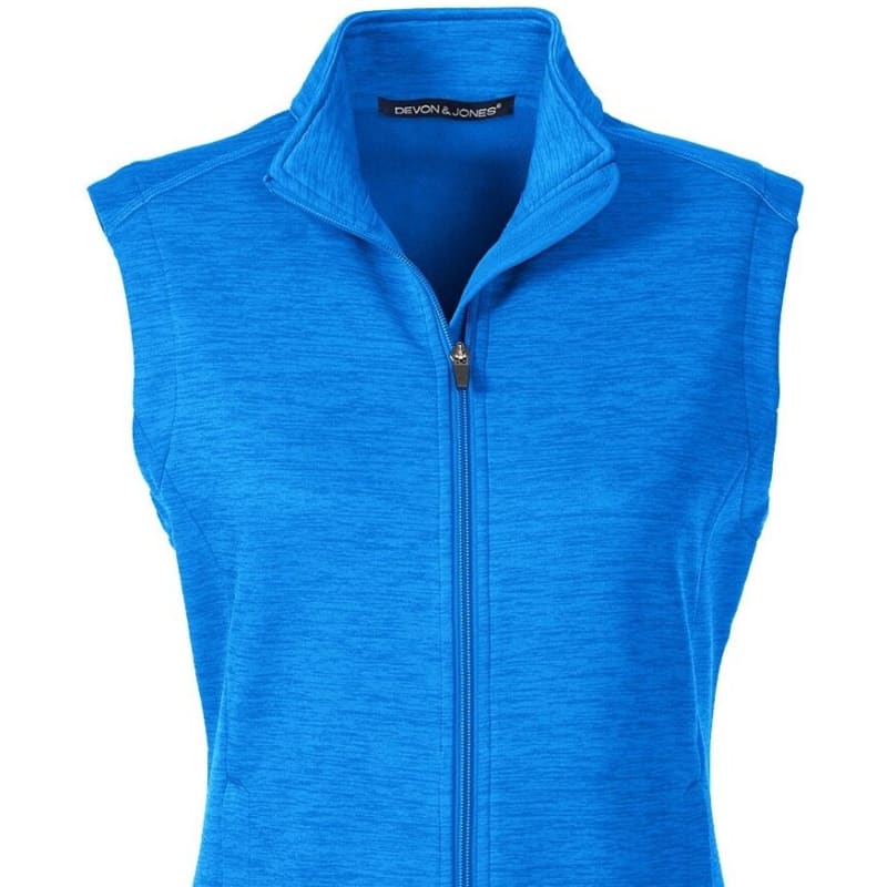 Devon & Jones Ladies' Newbury Mélange Fleece Vest 12