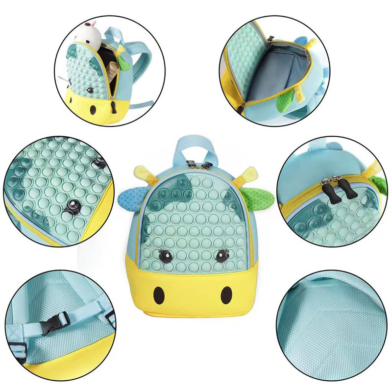 Silicone Pop Fidget Backpack 3