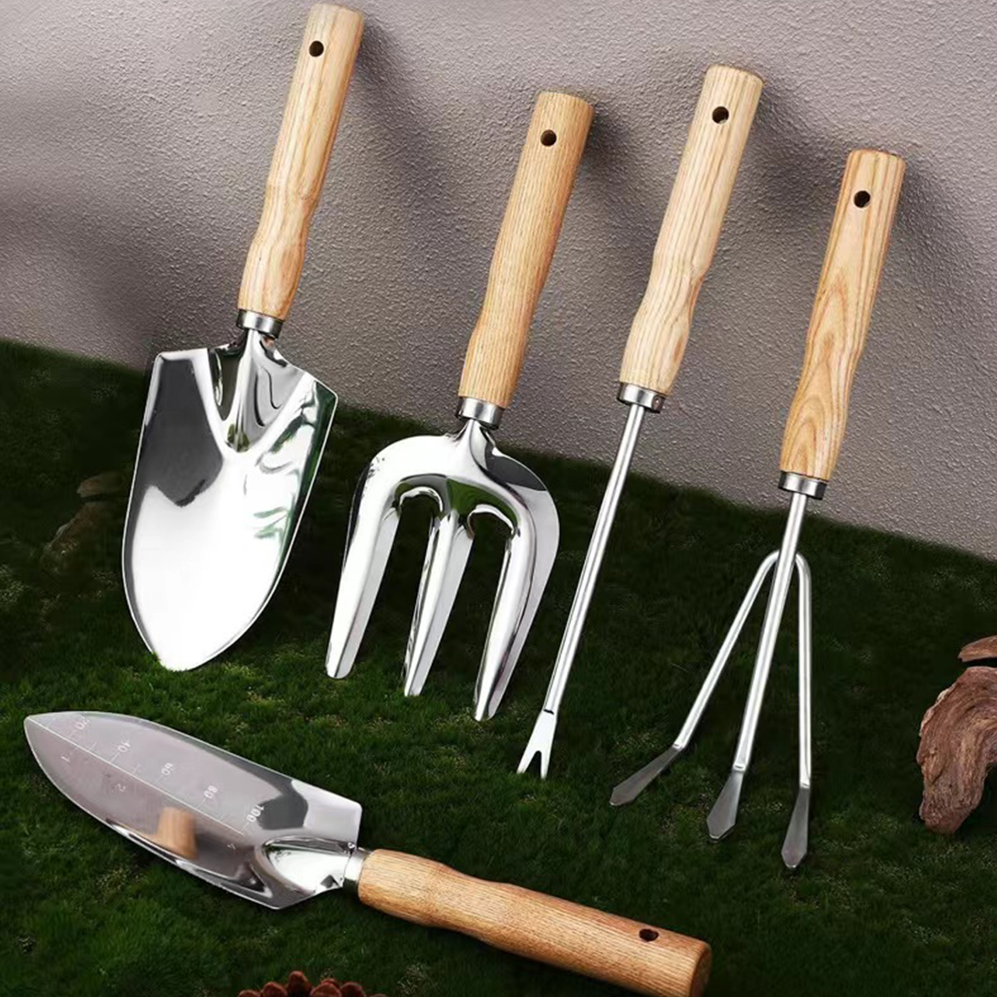Stainless Steel 5 Pieces Garden Tool MOQ20 4