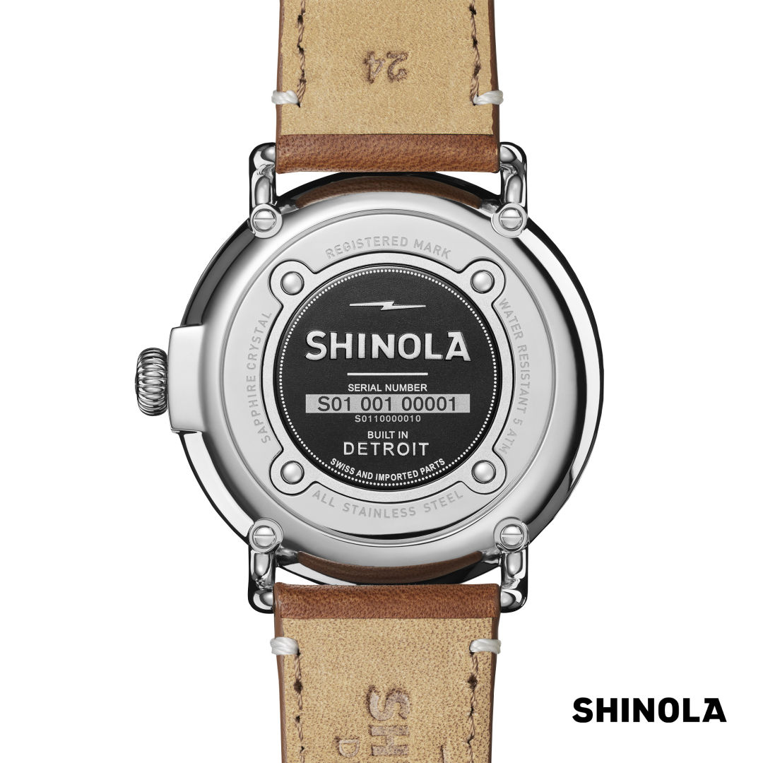 Shinola® Runwell Watch - White/Tan 25