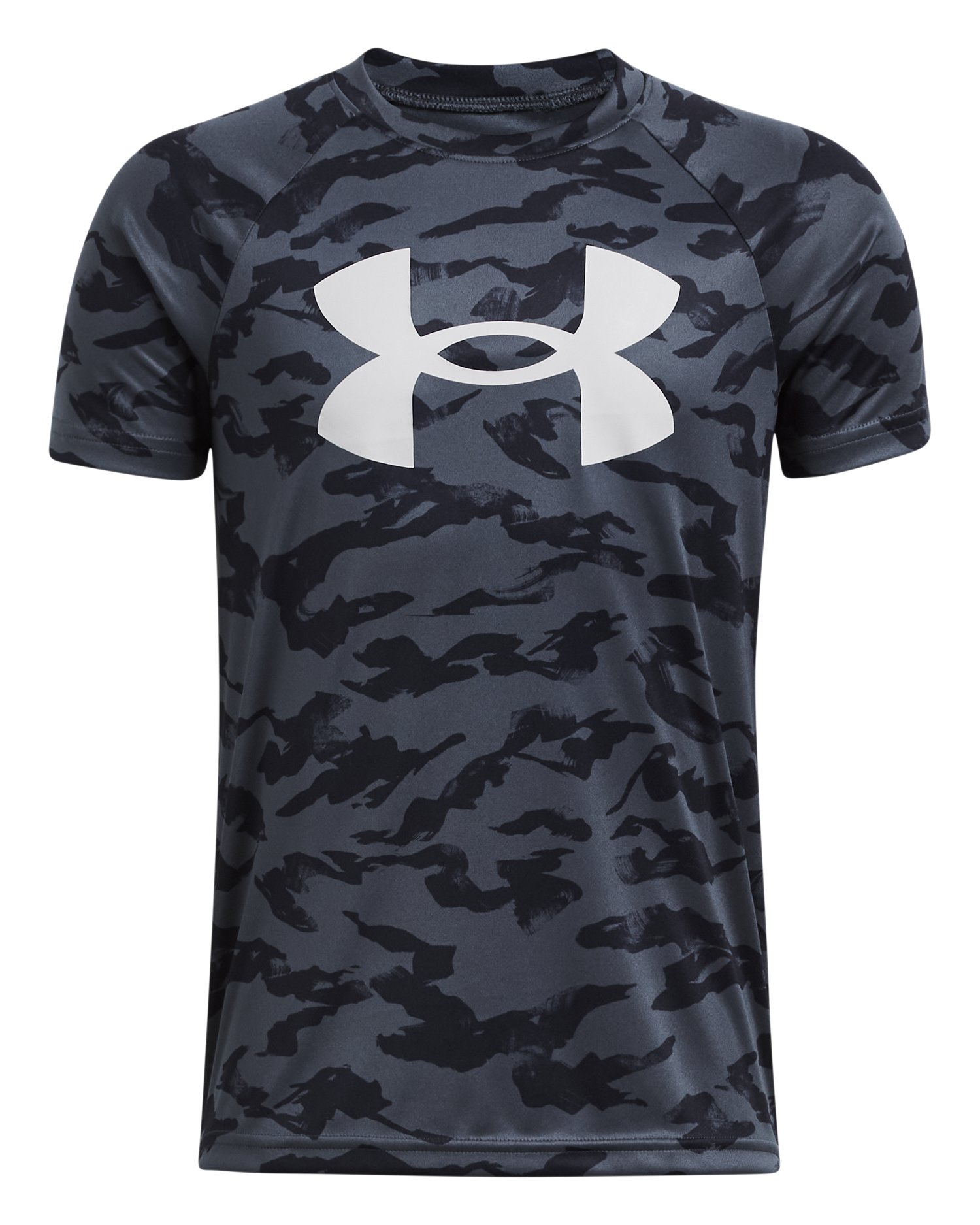 UA Tech Big Logo Printed Boys' Short Sleeve 22