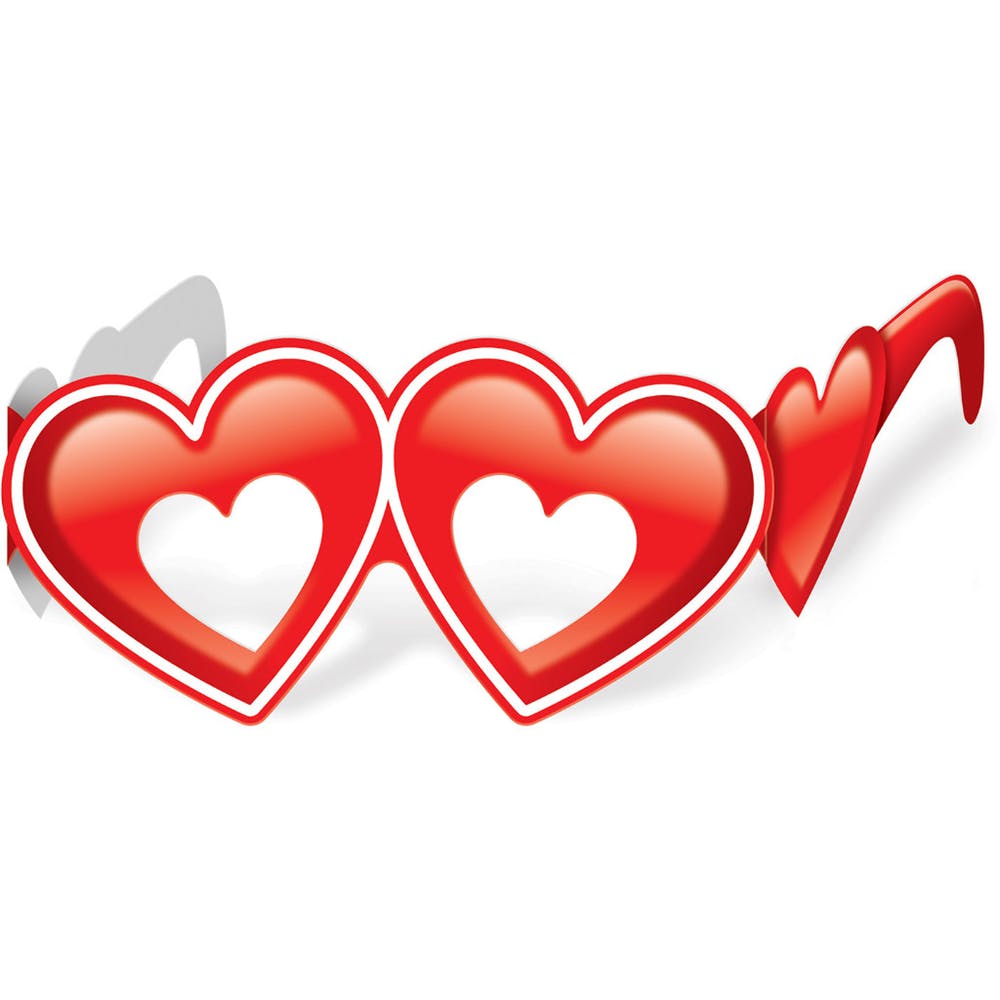 Heart Shaped Glasses - 12 Pk 2