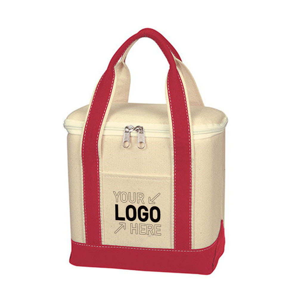 Large Cotton Canvas Cooler Bag 1