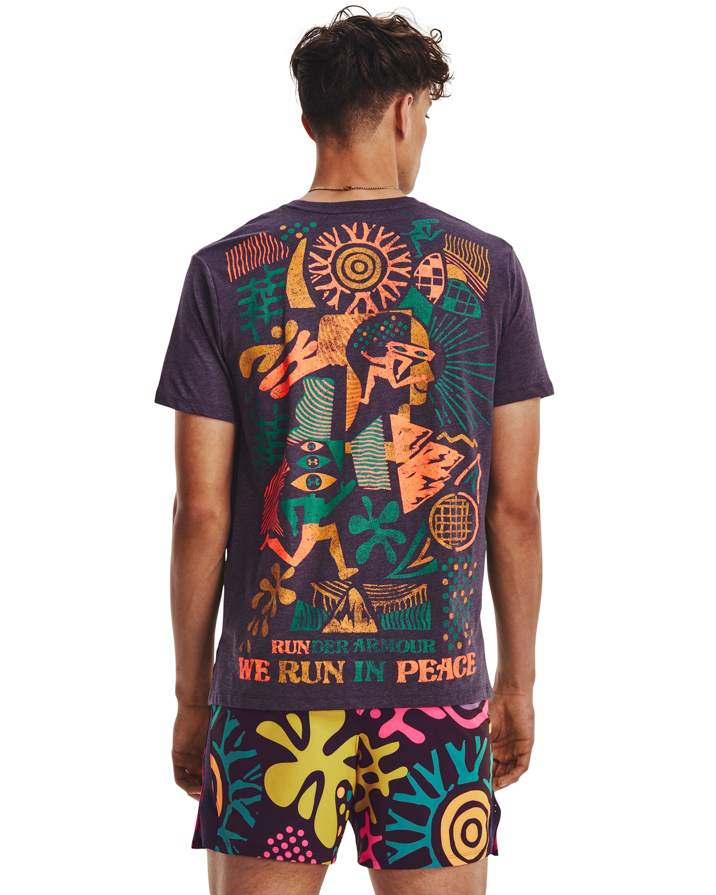 UA We Run In Peace Men's Short Sleeve 2