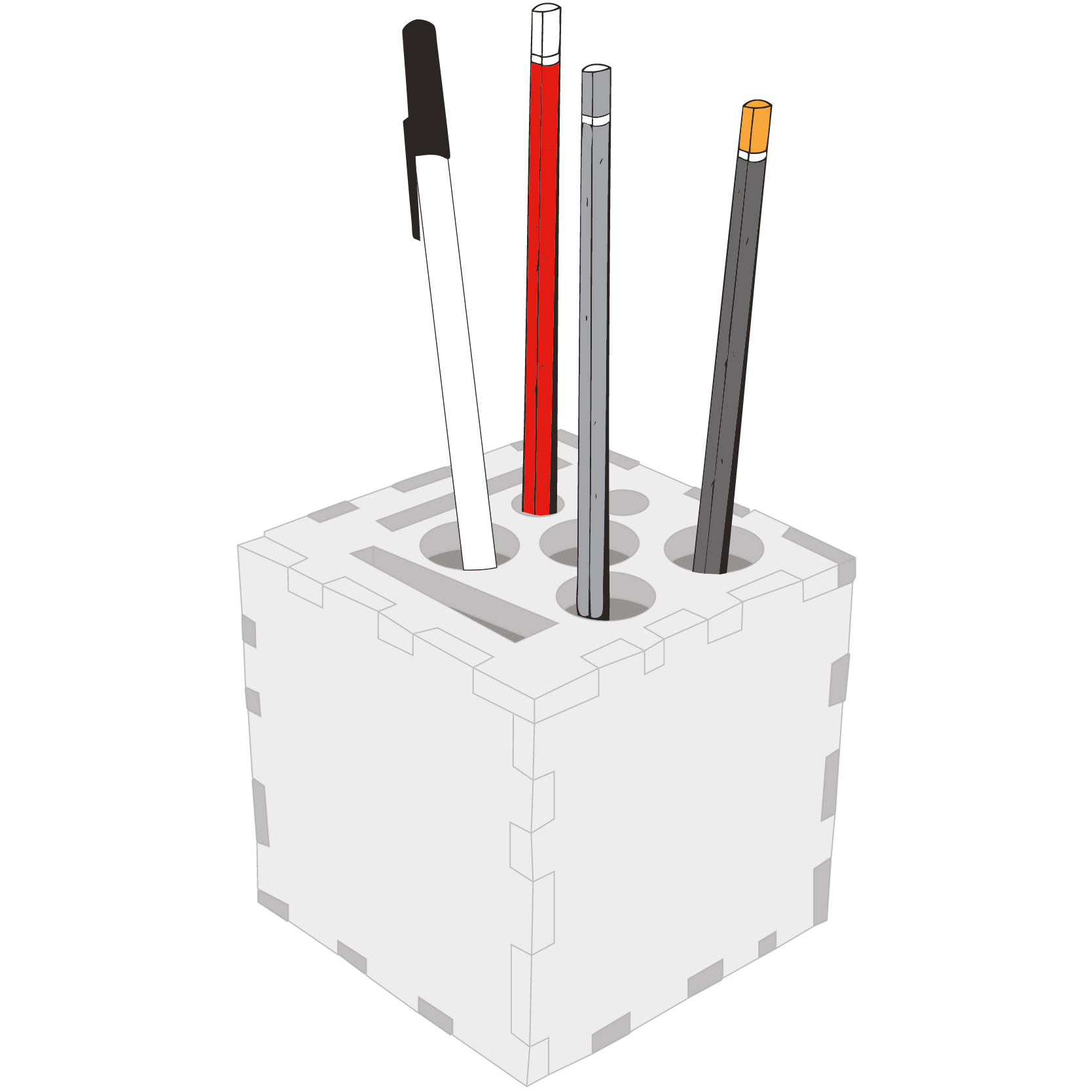 3" Puzzle Cube Organizer 8