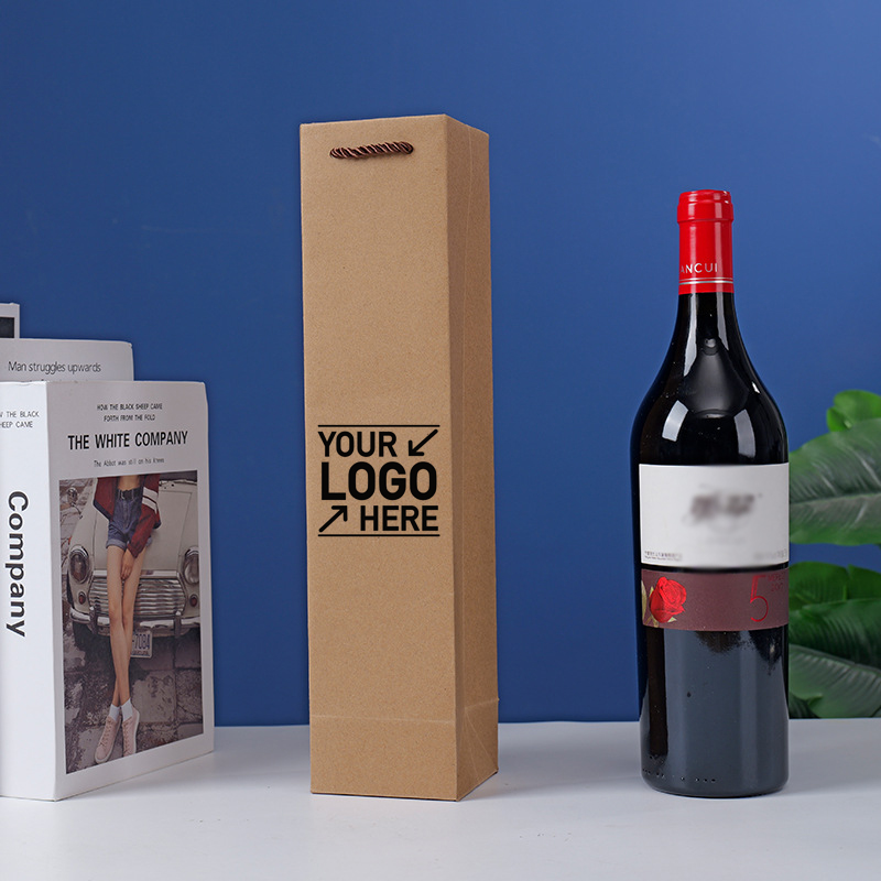 Kraft Wine Paper Shopping Bag 5