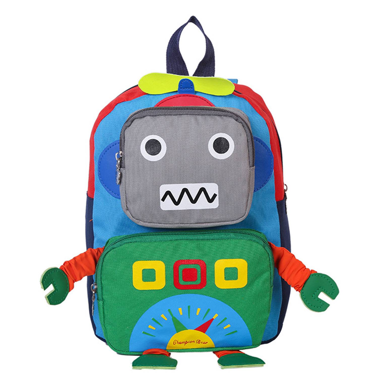 Oxford robot Kindergarten Kid's Backpack 5