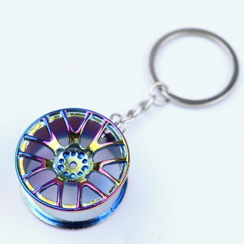 Auto Wheel Rim Keychain 4