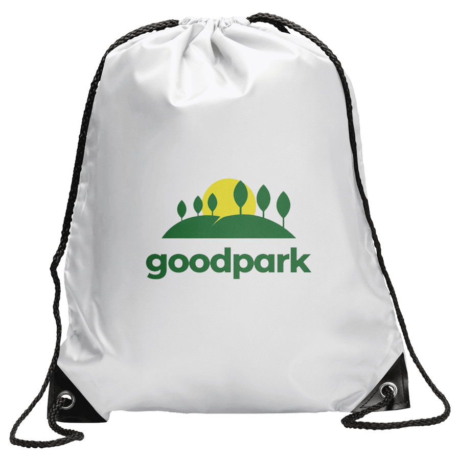 Polyester Drawstring Bag w/ Custom Logo 7