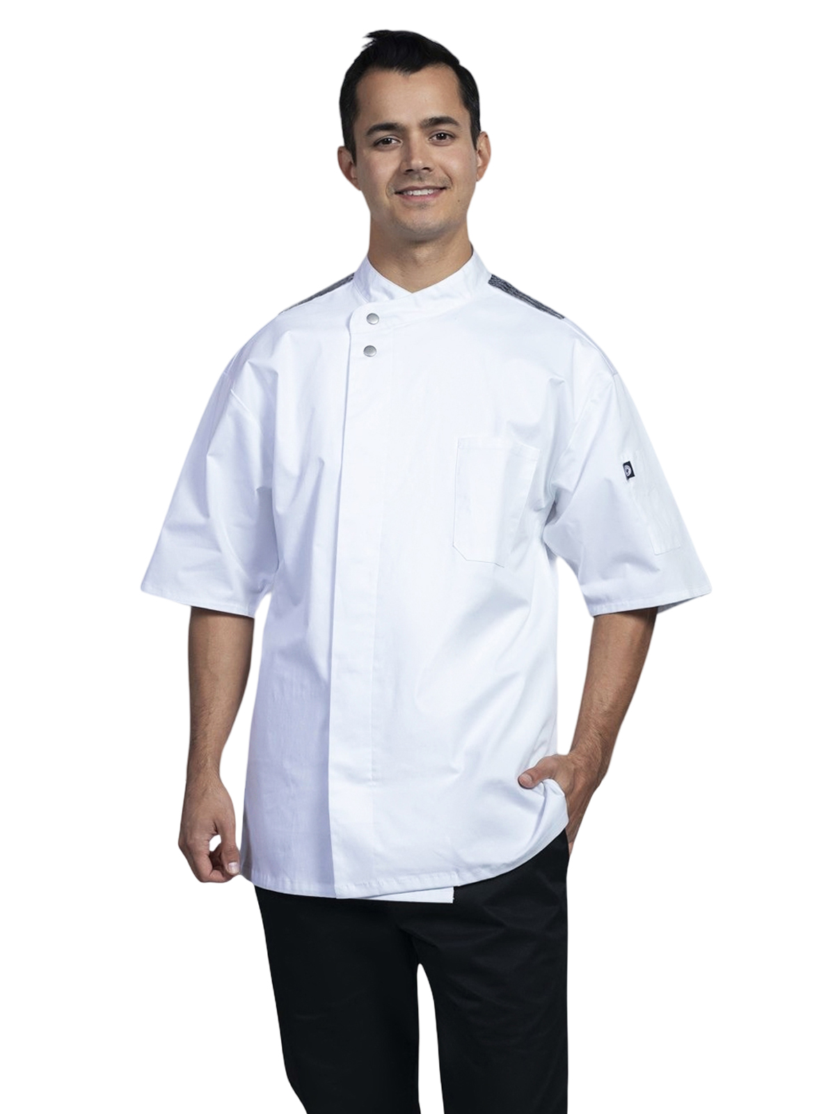 Uncommon Chef - Lycra - Unisex 2-Pocket Brac Chef Coat 4