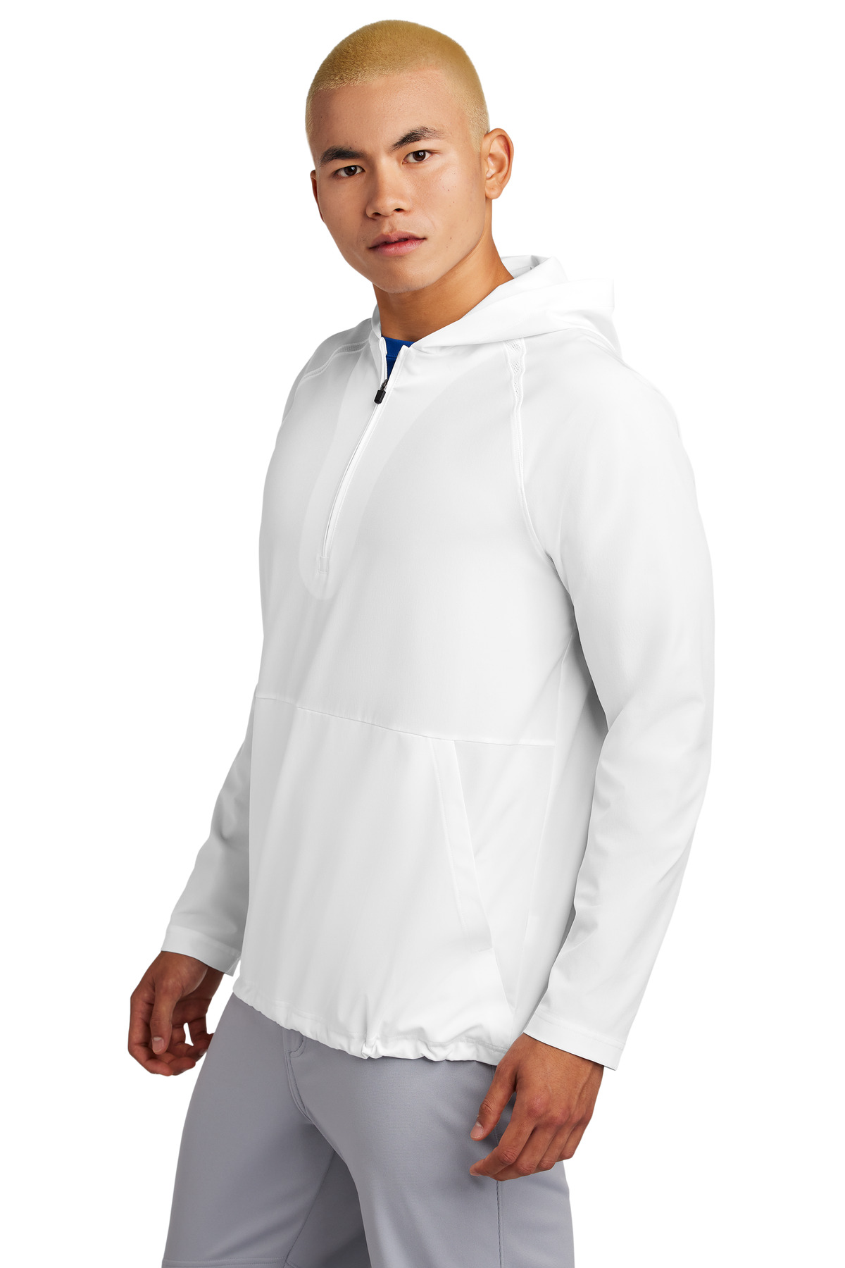 Sport-Tek Repeat 1/2-Zip Long Sleeve Hooded Jacket JST488 48