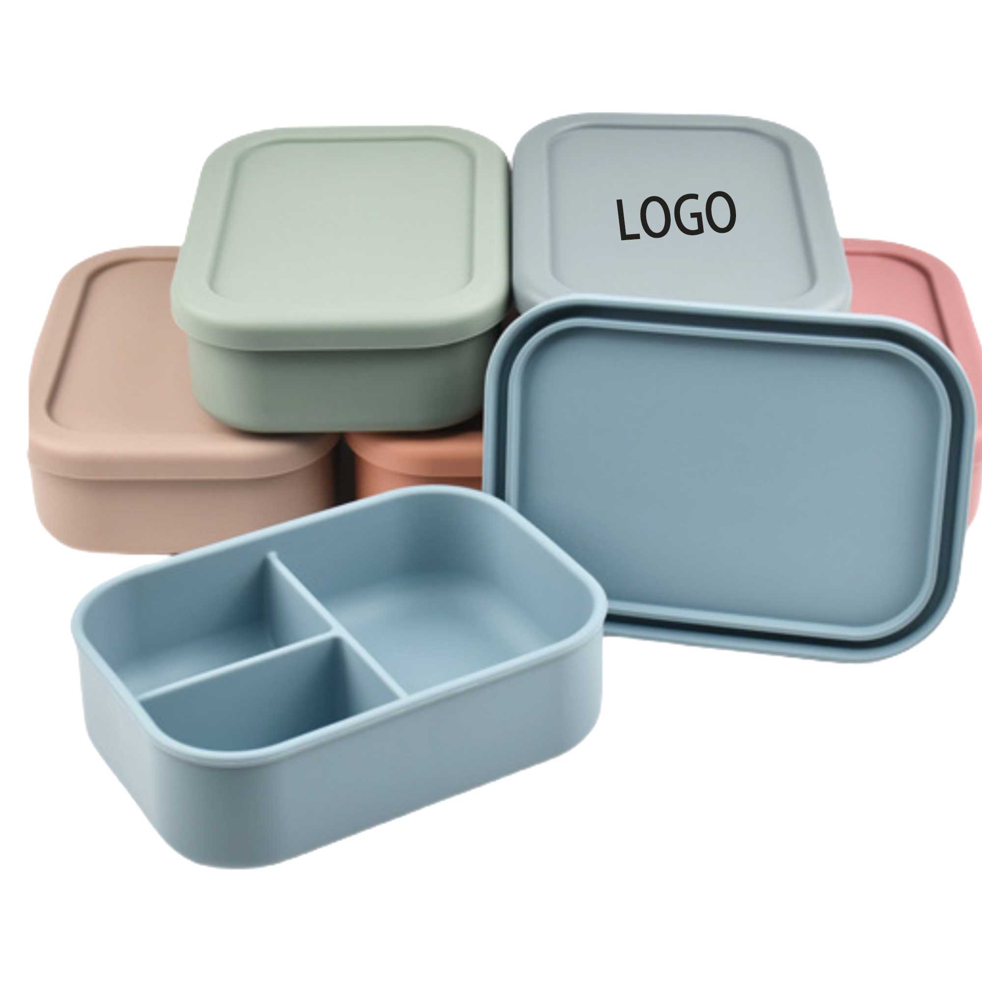 Eco-Friendly Reusable Silicone Lunch Box 2