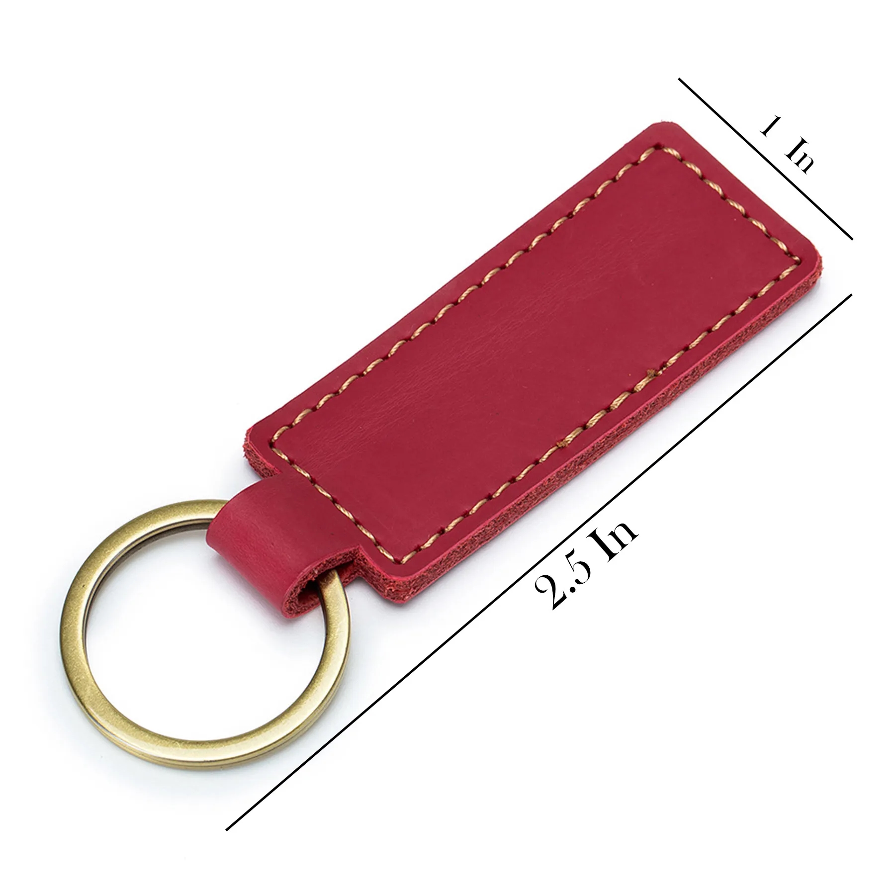 Leather Pendant Keychain 7