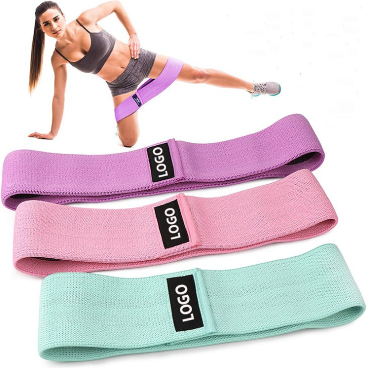 Resistance Bands Set For Legs and Butt 1