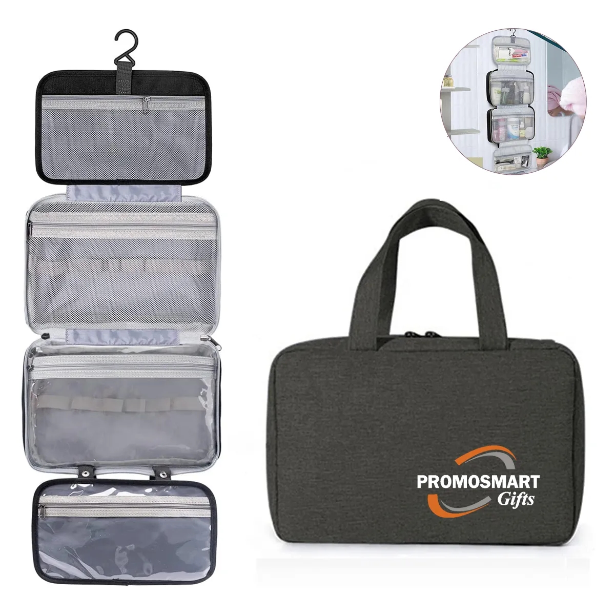 4 Sections Toiletry Bag 2