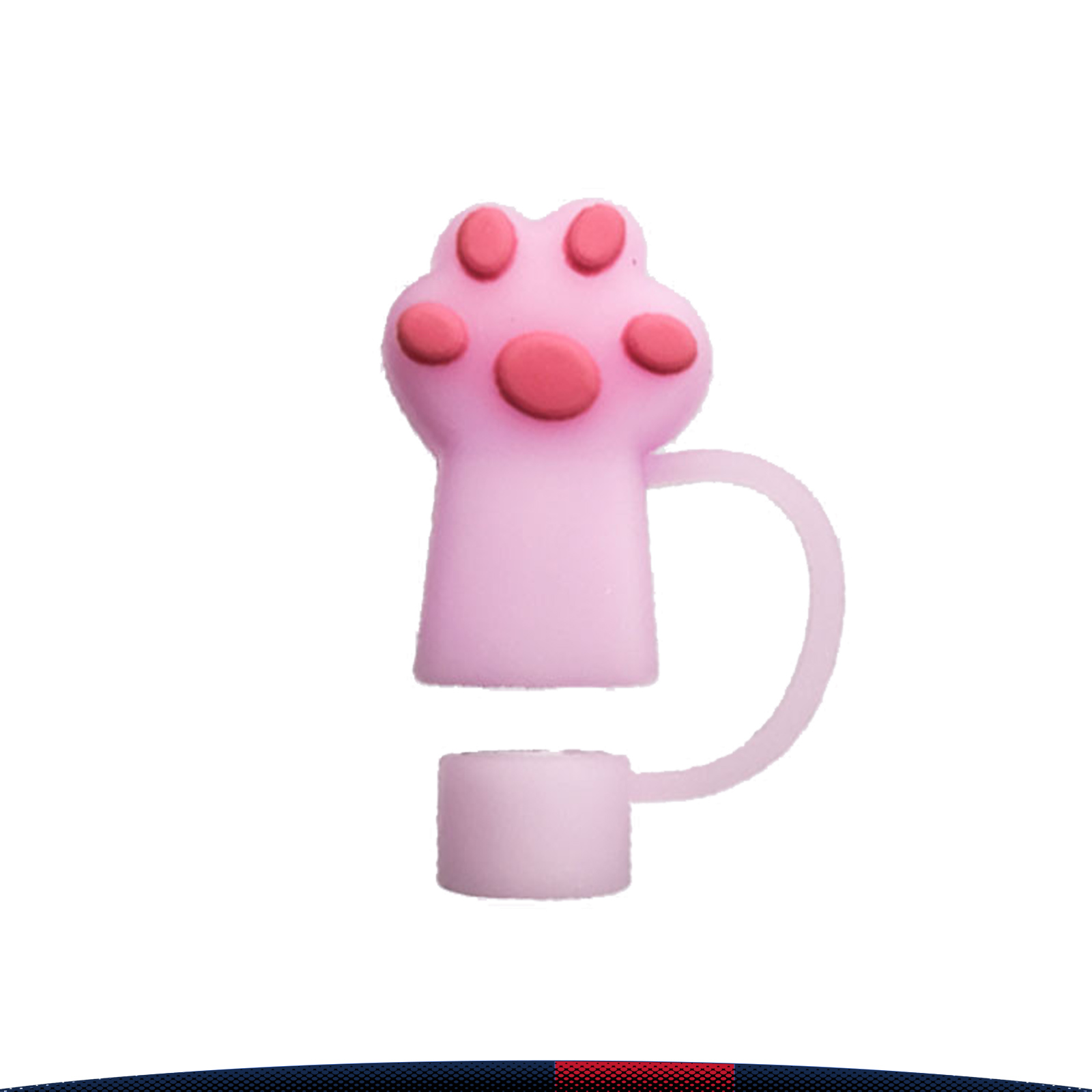 Snurby Cat Paw PVC Straw Topper 4