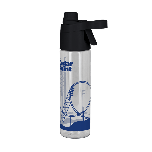Spritzer 20 oz rPET Spray Water Bottle 23