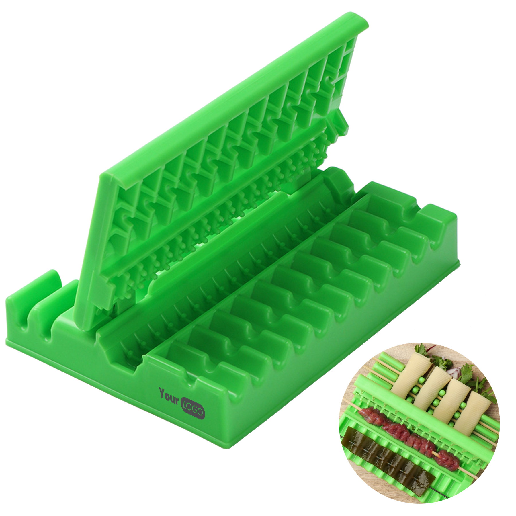 Polypropylene Barbecue Three In One String Threading Machine 2