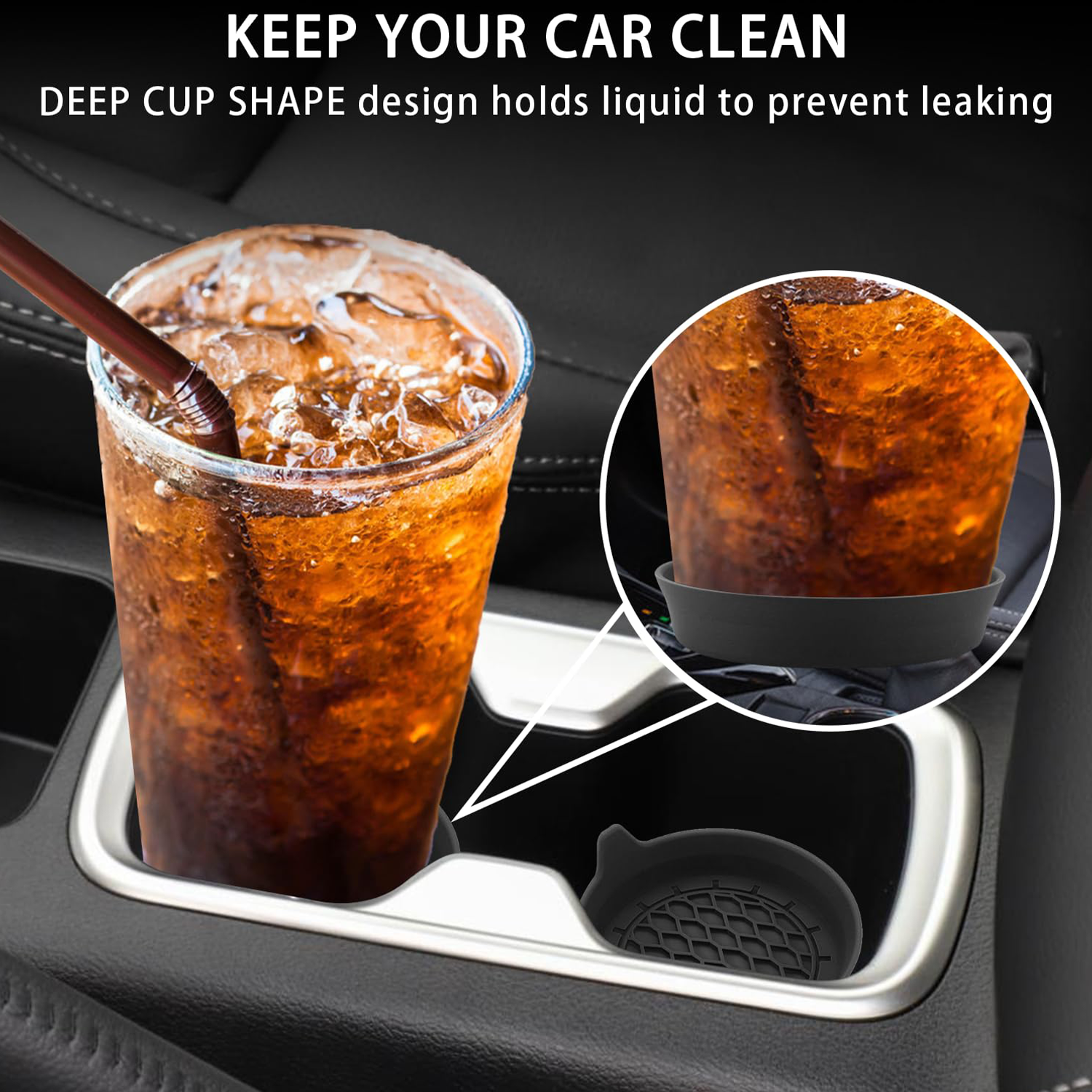 Set of 4 Car Cup Mat 6