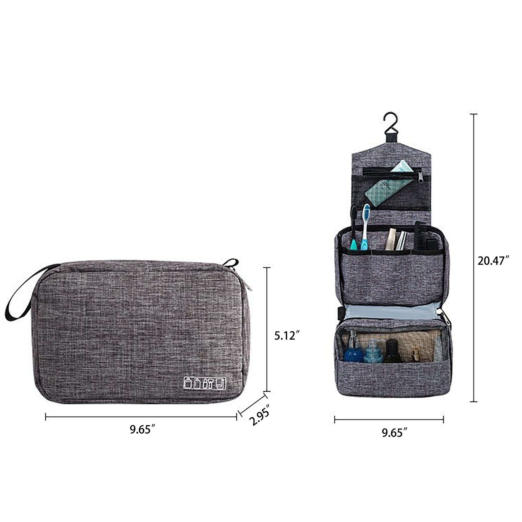 Large Capacity Hanging Toiletry Bag 10