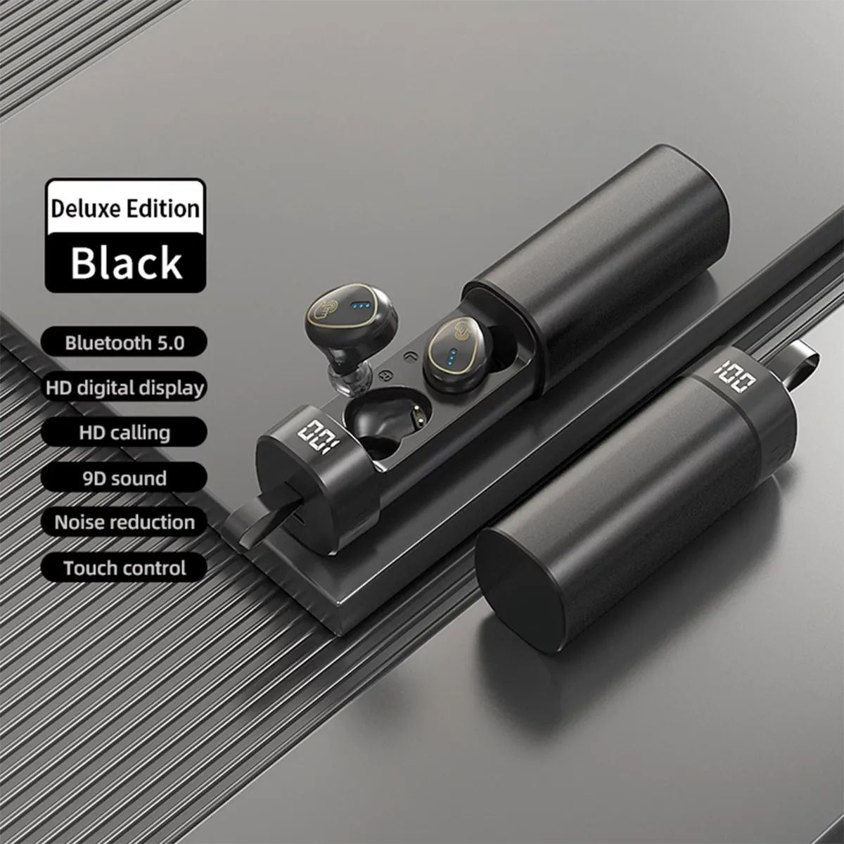 Digital Display Bluetooth Earphones 4
