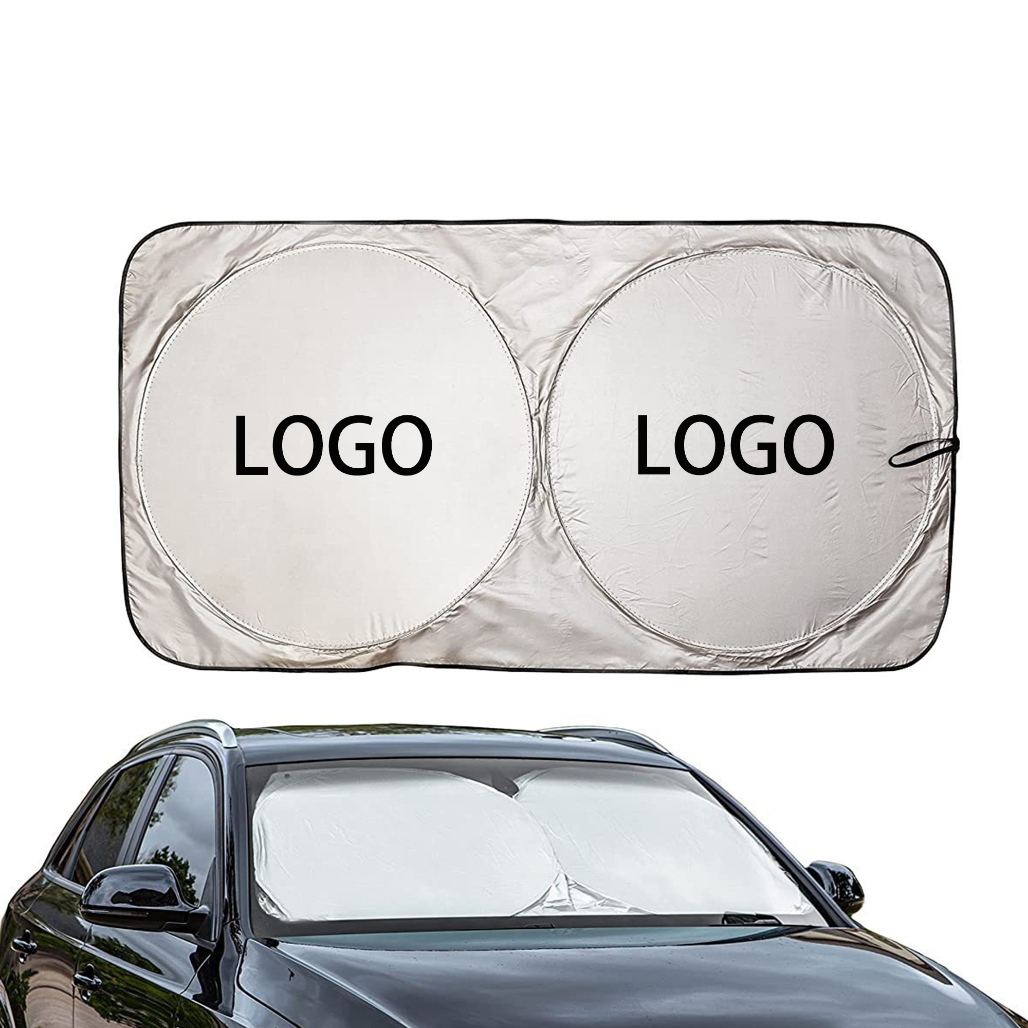 Car Folding Front Windshield Sunshade 2