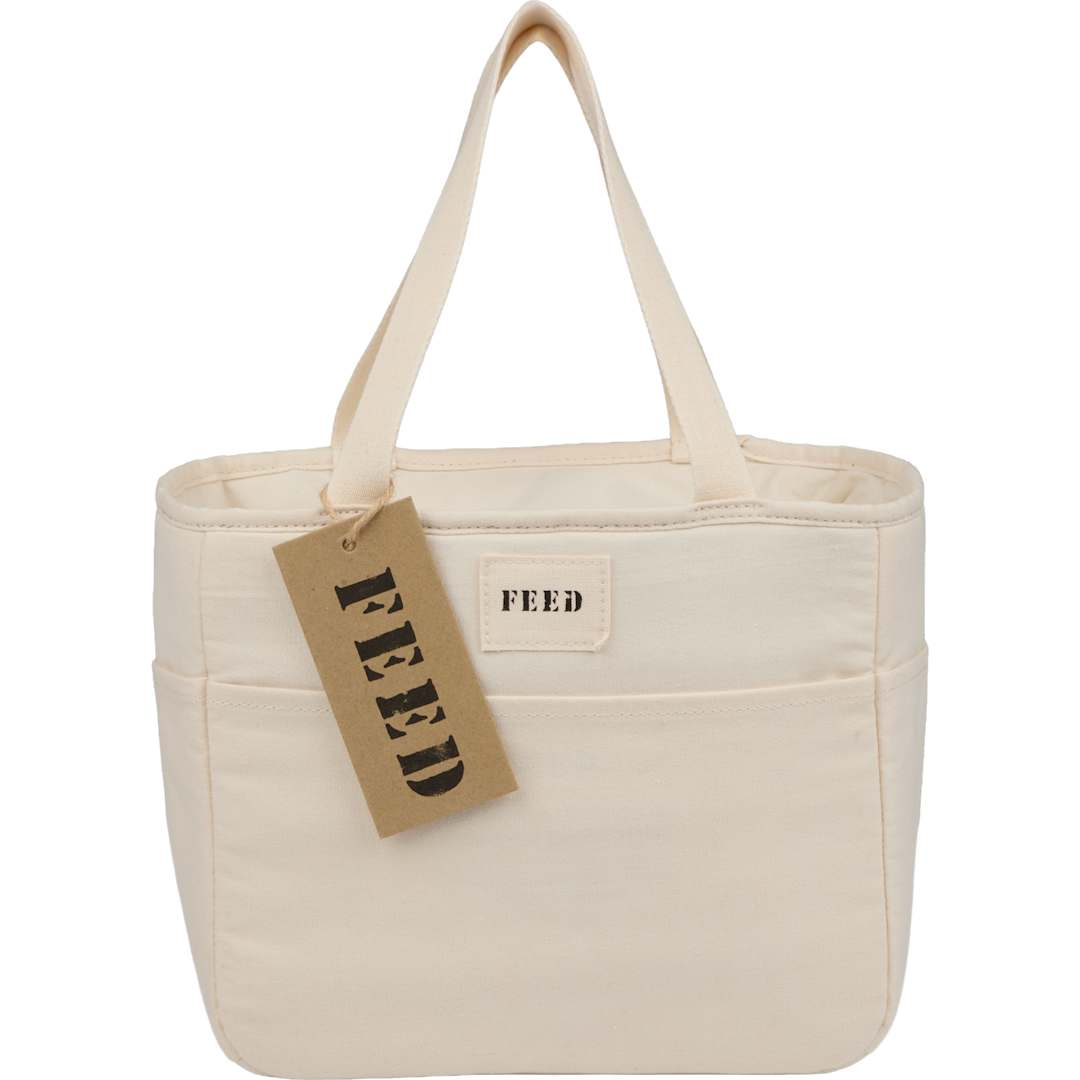 FEED Organic Cotton 9 Can Lunch Cooler 17