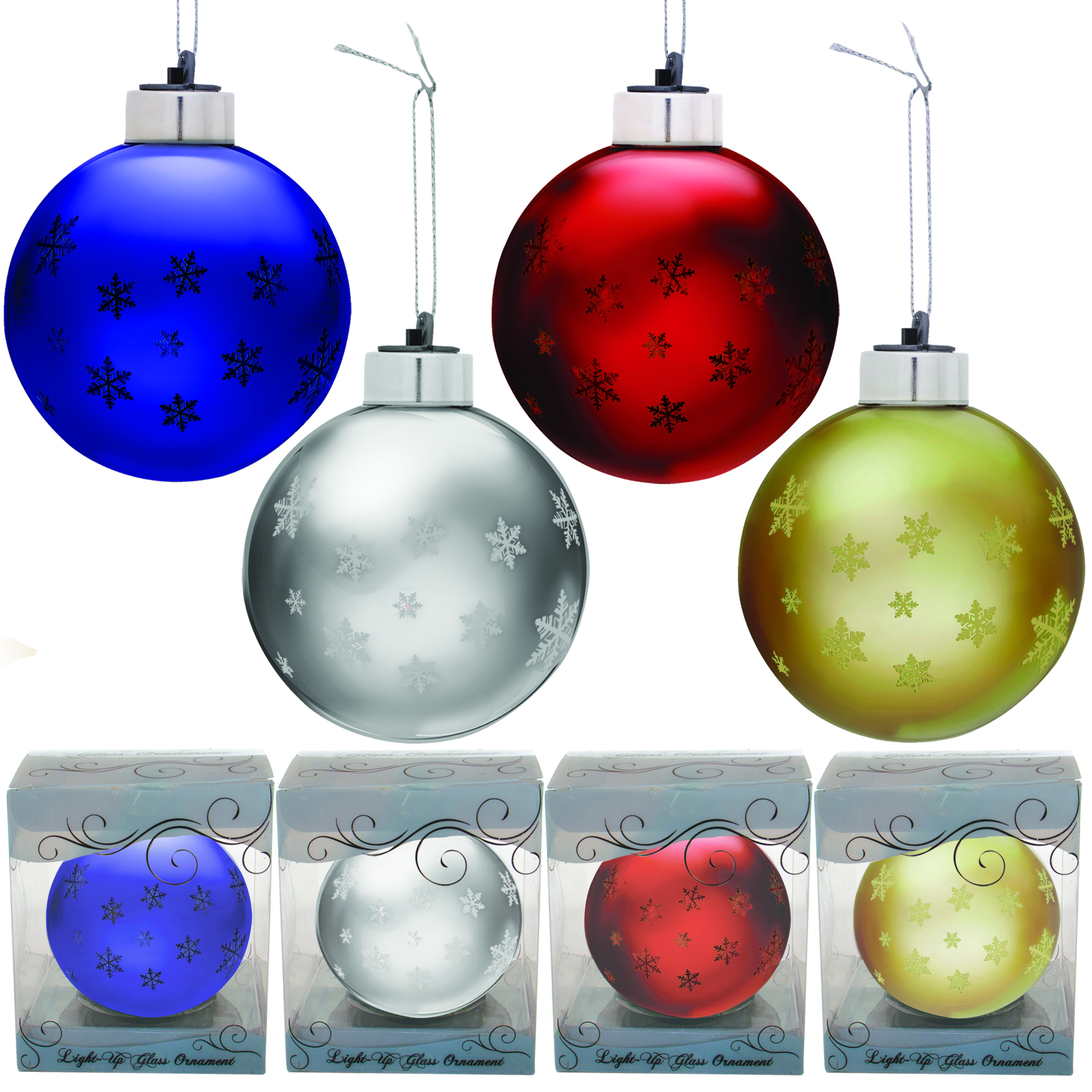 Light-Up Glass Ornament 2