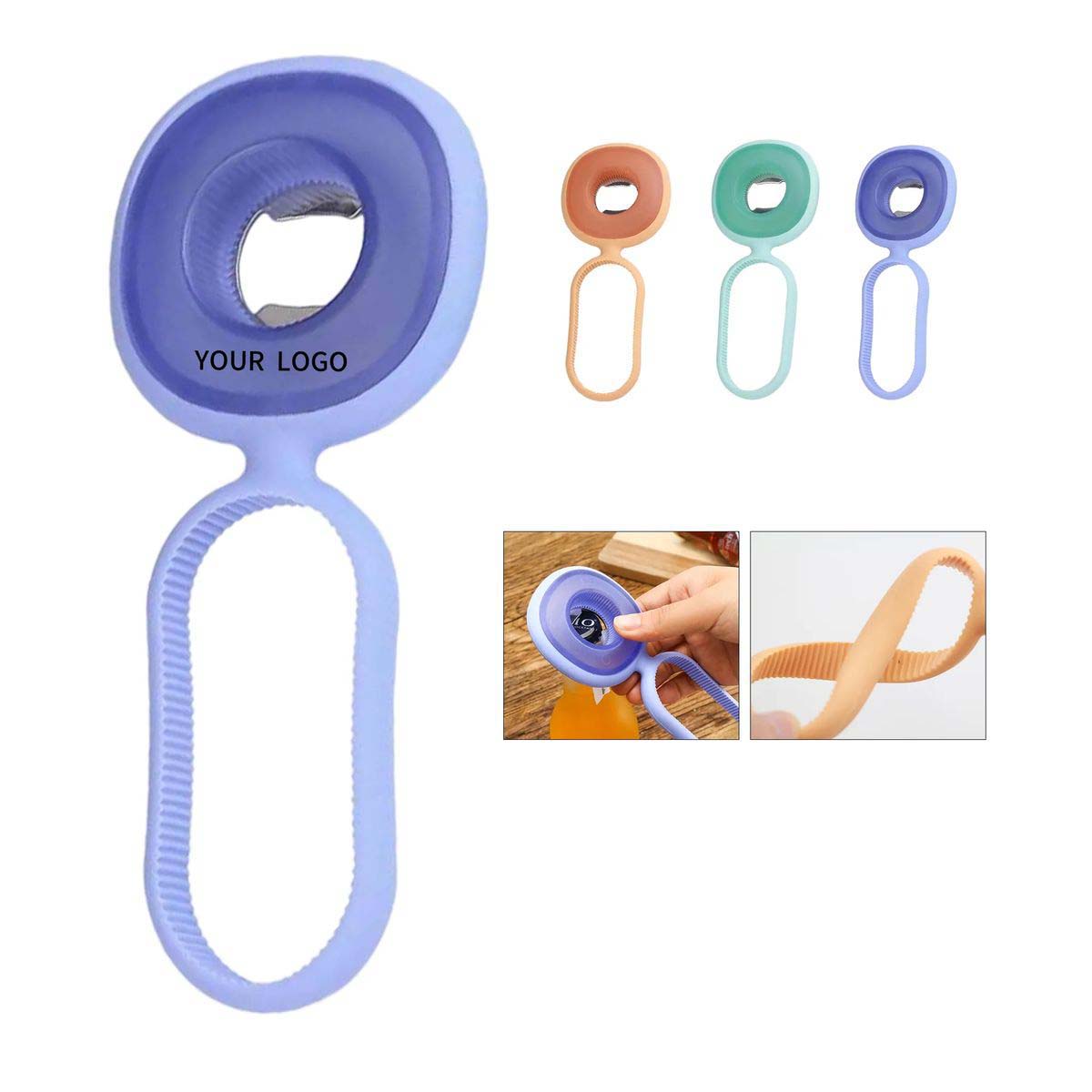Bottle Opener with Non Slip Silicone Handle 4