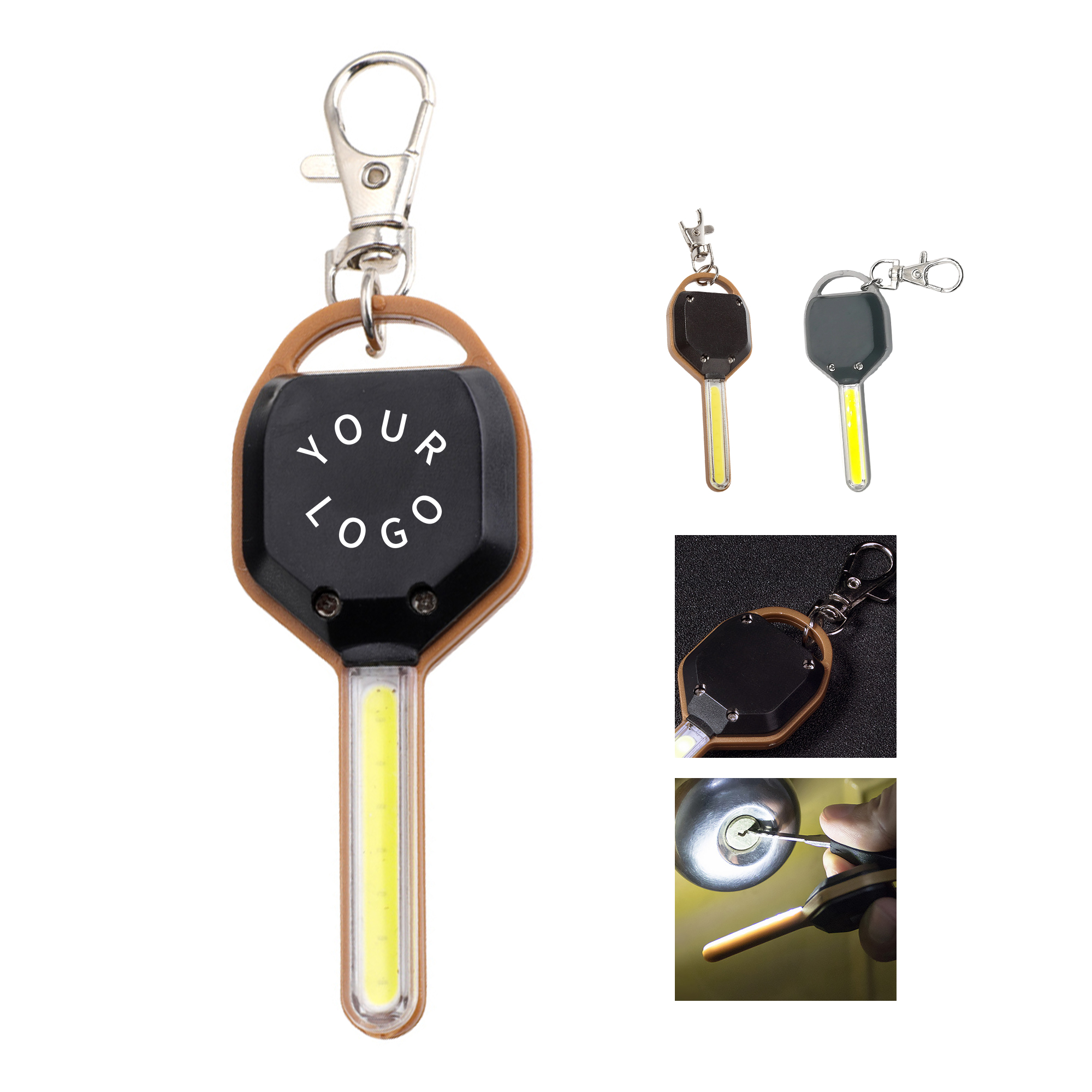 Mini Key Shape LED Finder Light 3.2" Length x 1.2" Width 6