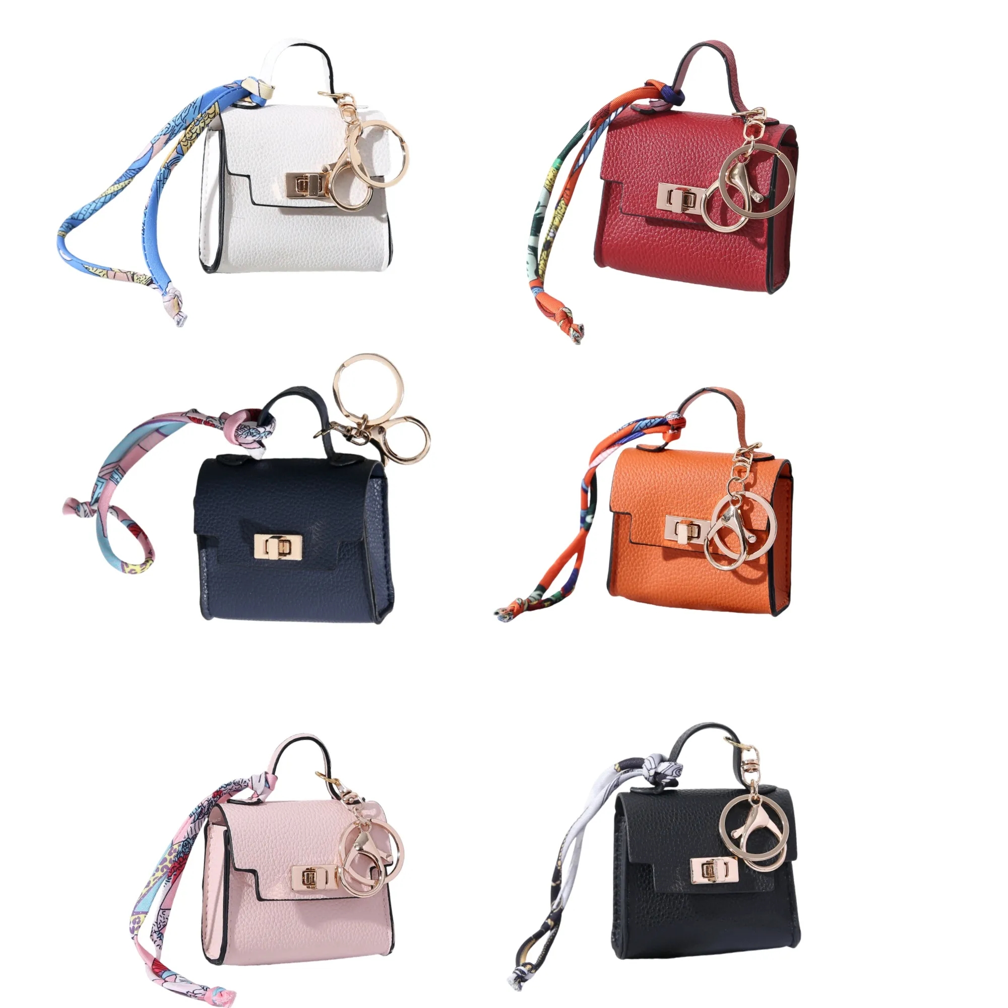 Mini Pouch Keychain Bag Pendant Earphone Case 4