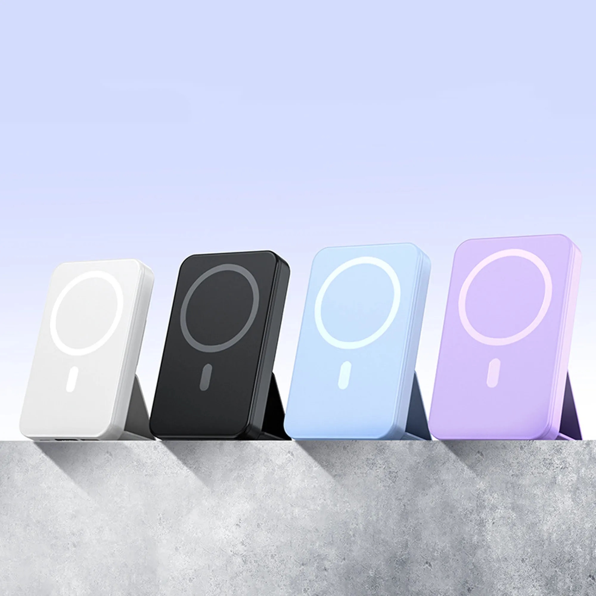 10000mAh Wireless Magnetic Power Bank with Stand 3