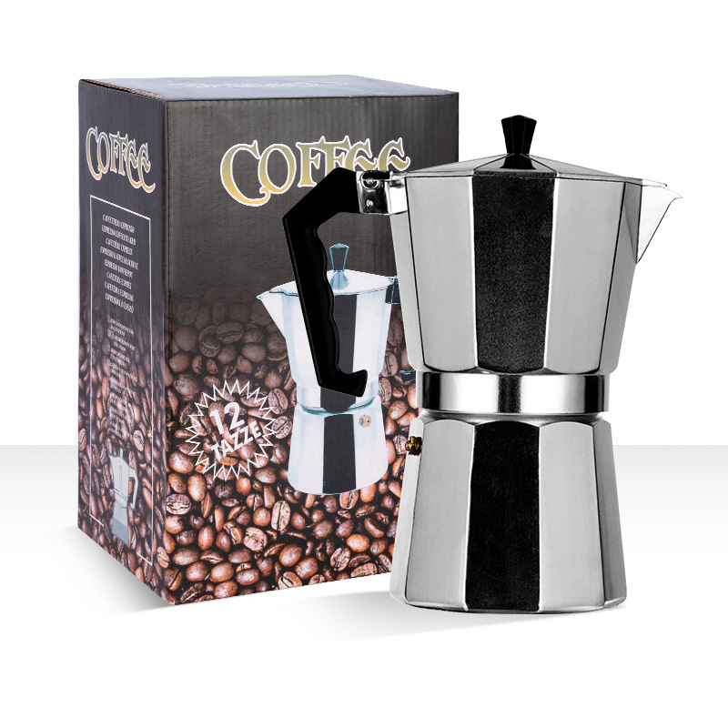 Classic Stovetop Espresso Maker W/ Great Flavored Strong Espresso---2 cups 3