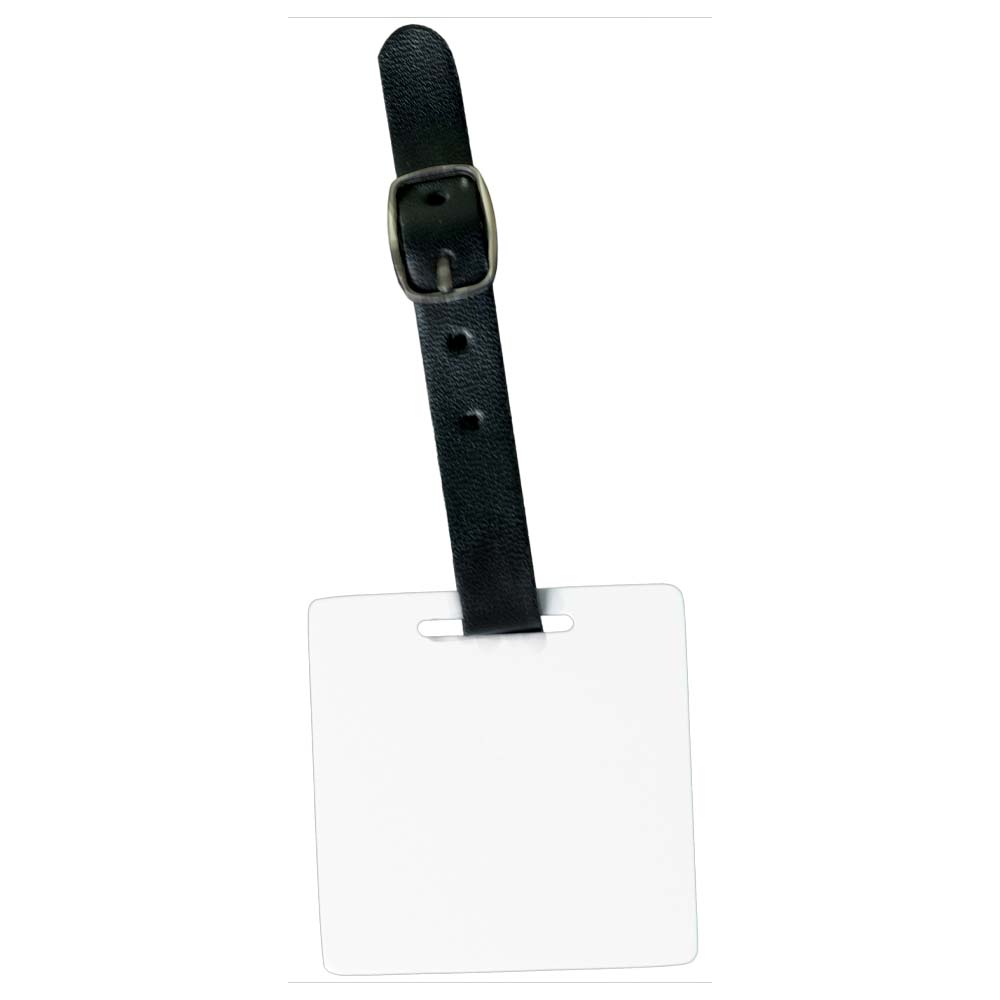 Square Metal Bag Tag 2