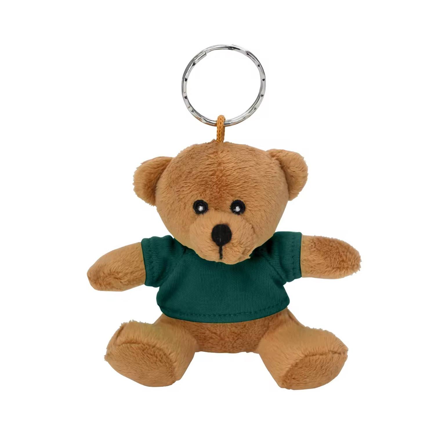 Animal doll pendant cute dress bear keychain 2