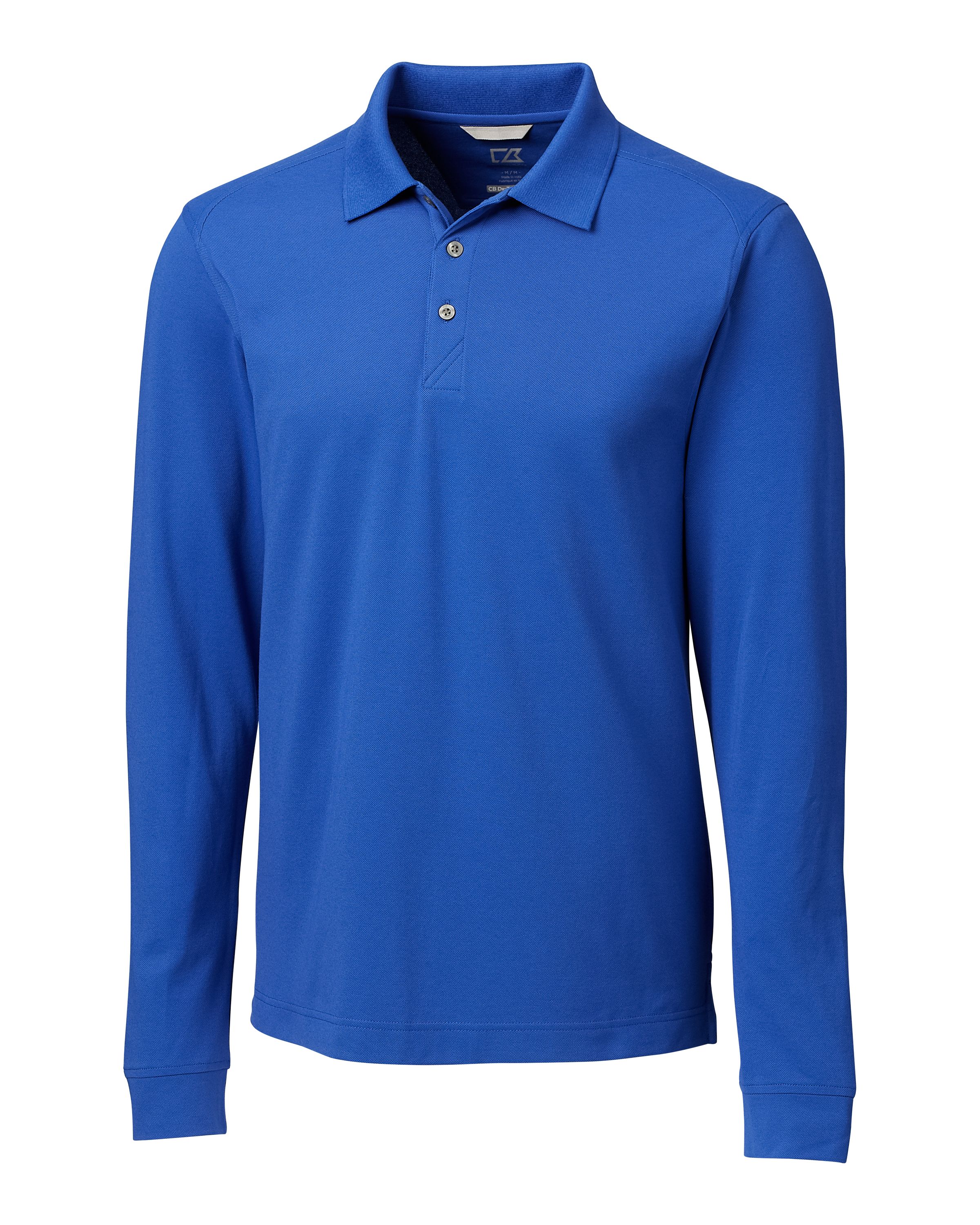 Cutter & Buck Advantage Recycled Cotton-Blend Pique Mens Long Sleeve Polo 31
